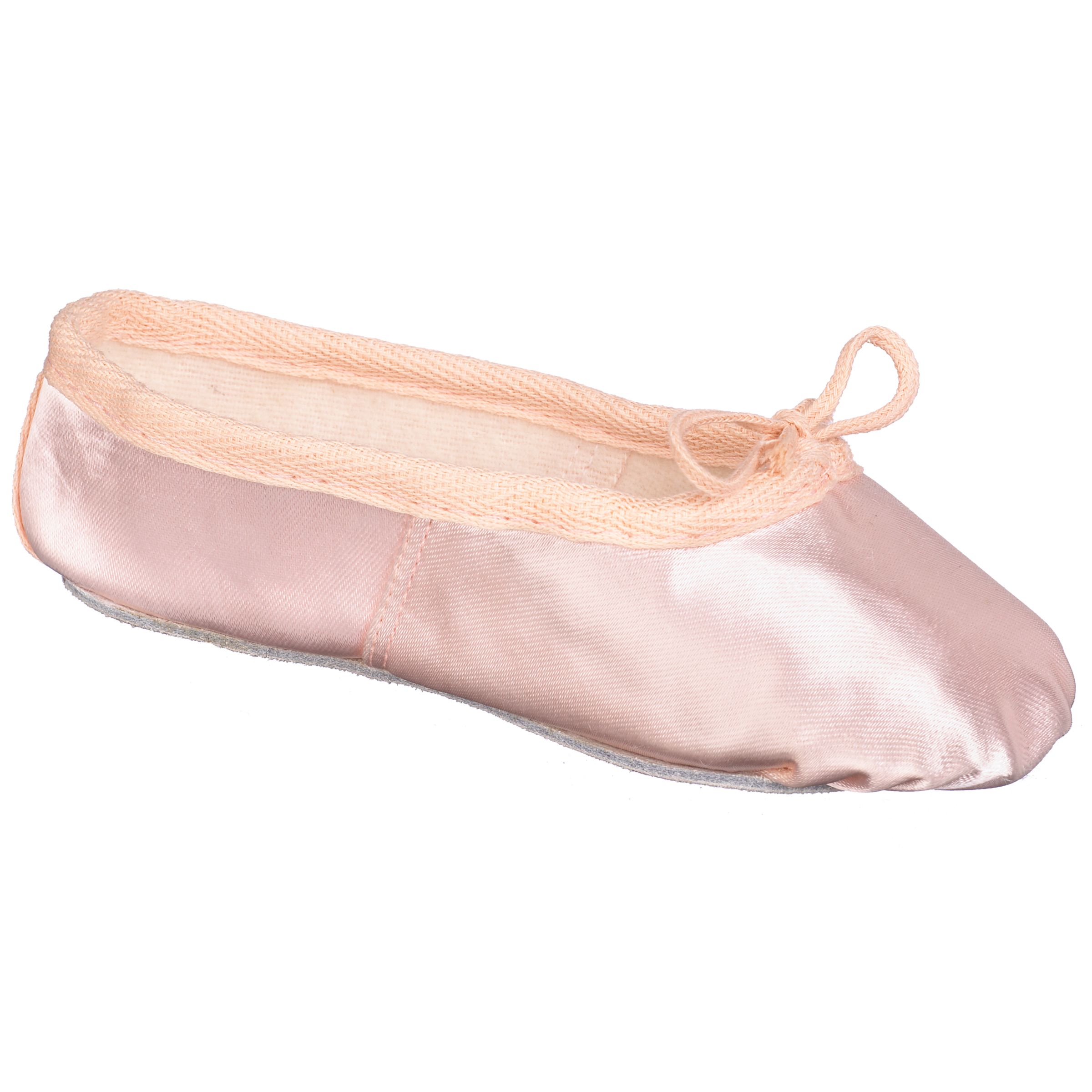 John Lewis Girl Satin Ballet Shoes, Pink John Lewis Girl Satin Ballet Shoes, Pink