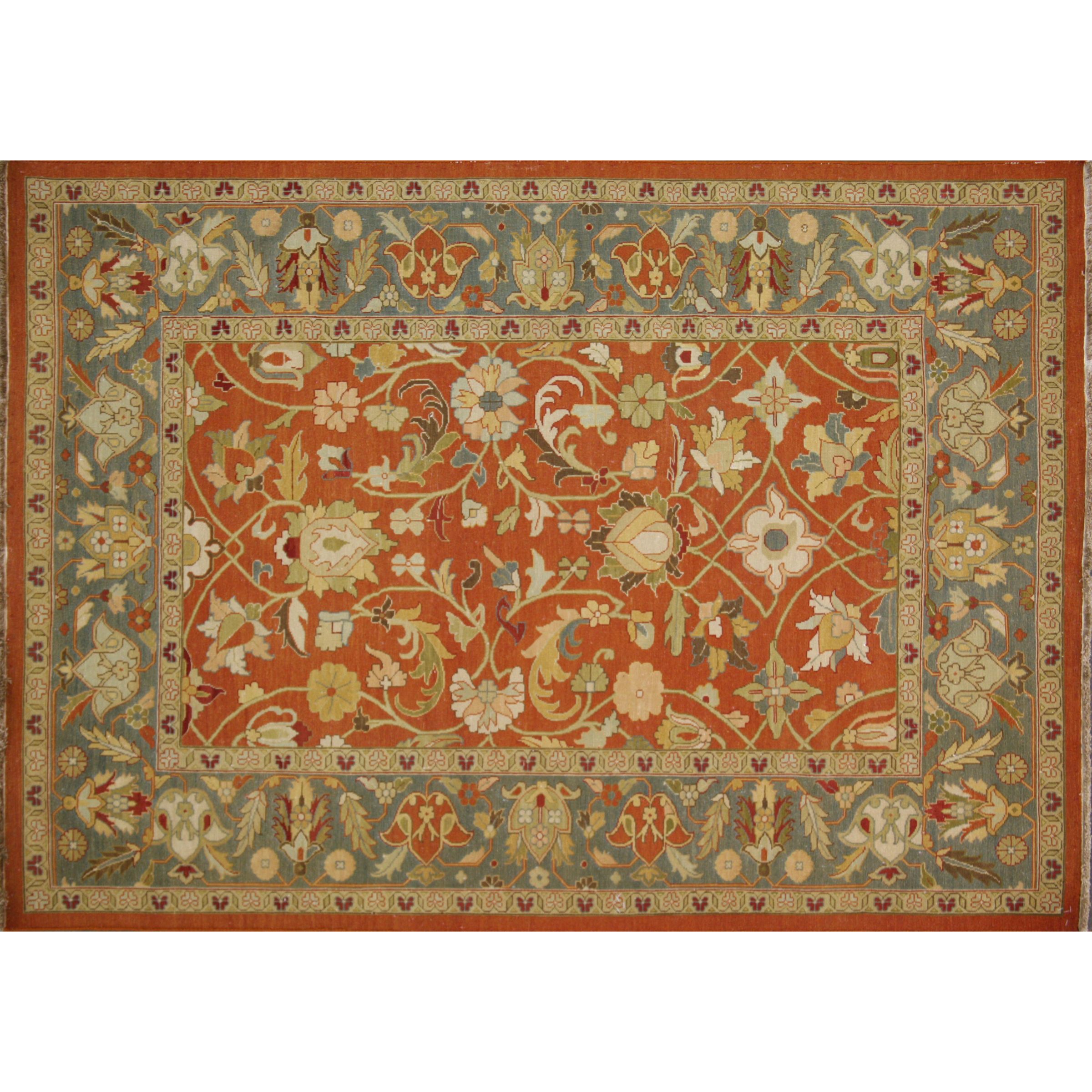 Soumac Ziegler Rug RedBlue L411 x W290cm