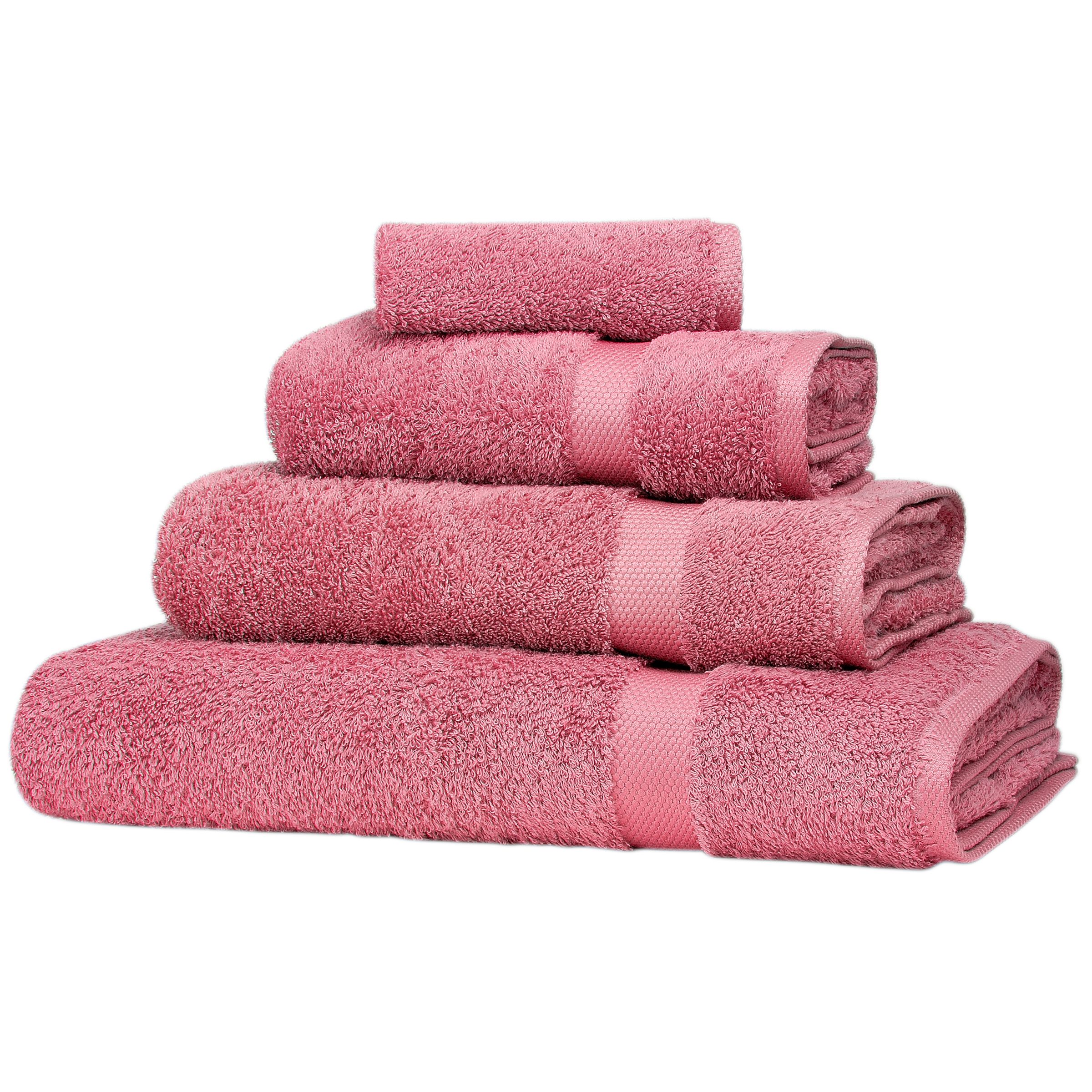 John Lewis Classic Face Cloth Raspberry