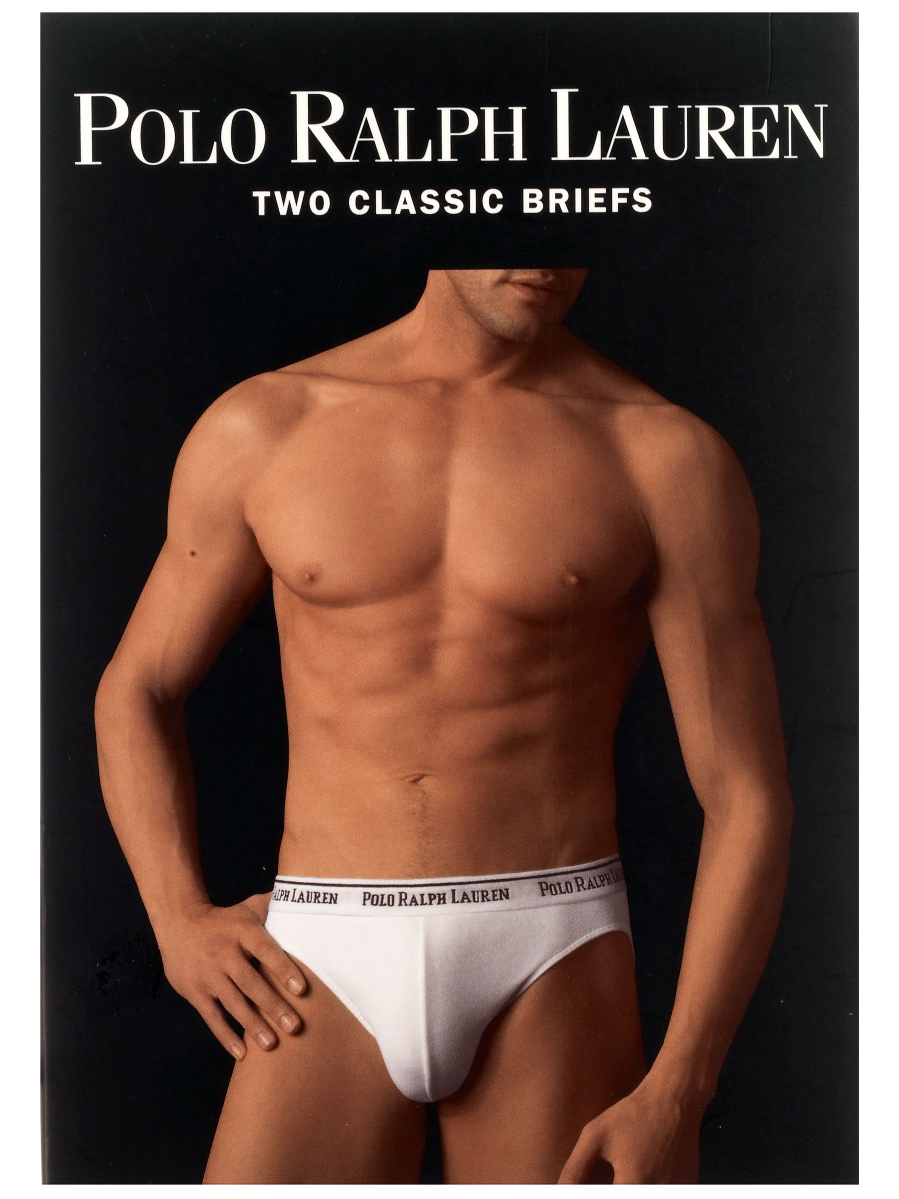 Polo By Ralph Lauren Classic Briefs, Box of 2, White, Extra Large