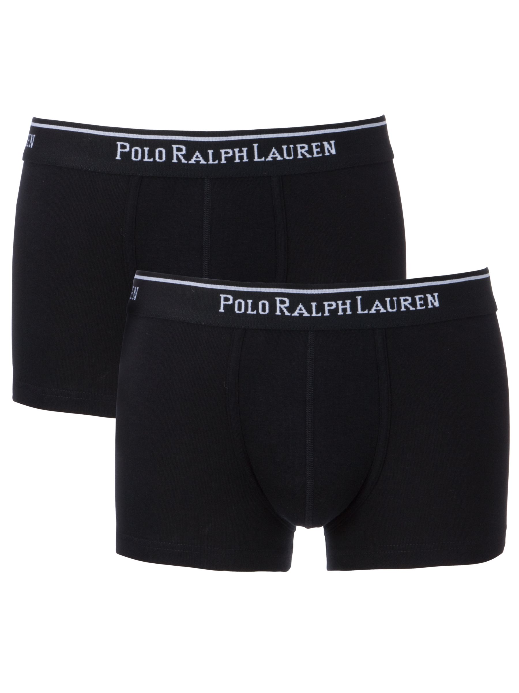 Polo By Ralph Lauren Classic Pouch Trunks, Box of 2, Black, Extra Large