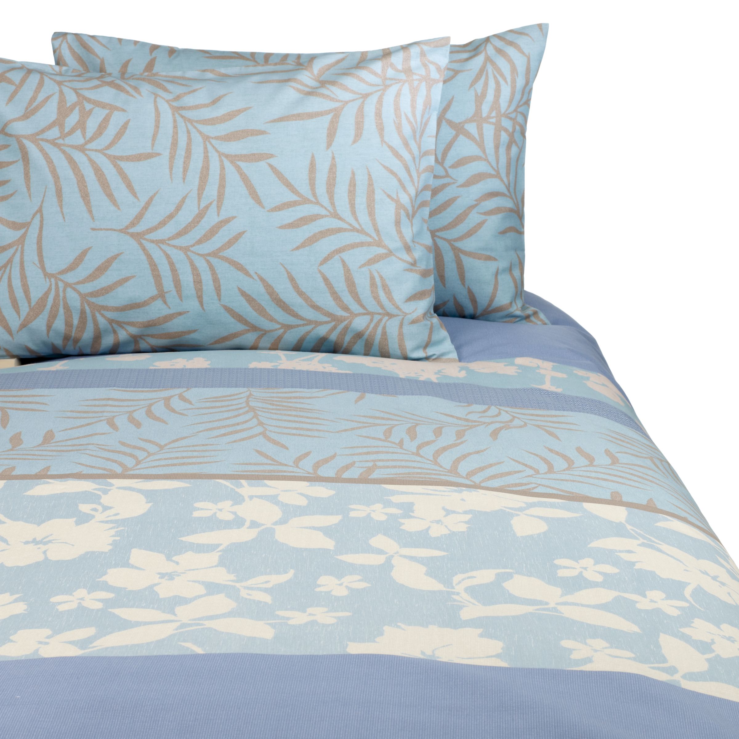 John Lewis Sylvie Duvet Cover, Blue, Single