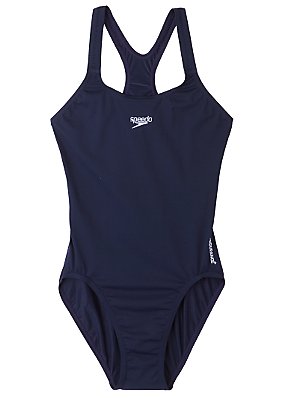 Speedo Endurance  Medalist Swimsuit, Navy, Size 38