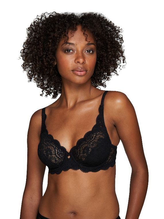 Triumph Amourette 300 Underwired Bra, Black, 32DD