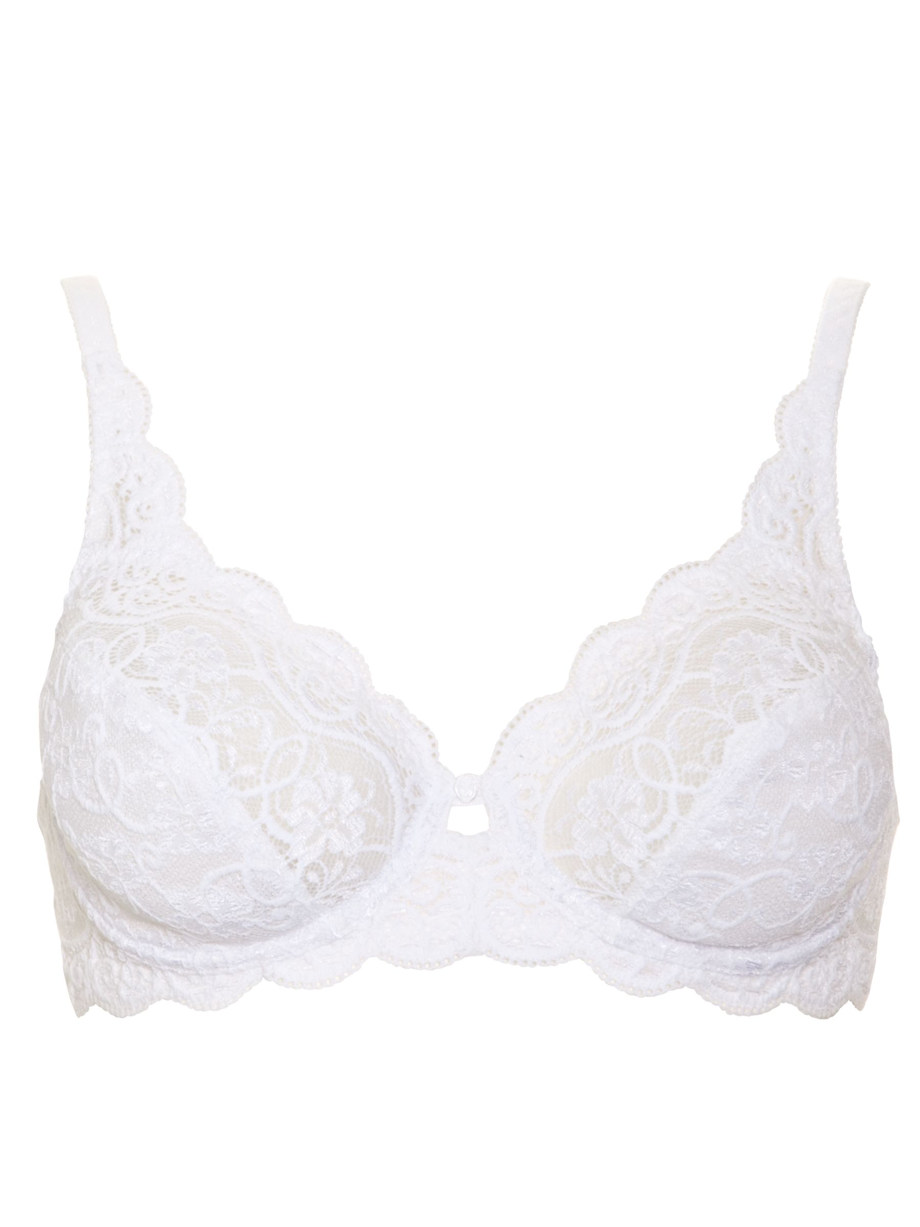 Triumph Amourette 300 Underwired Bra, White, 34DD