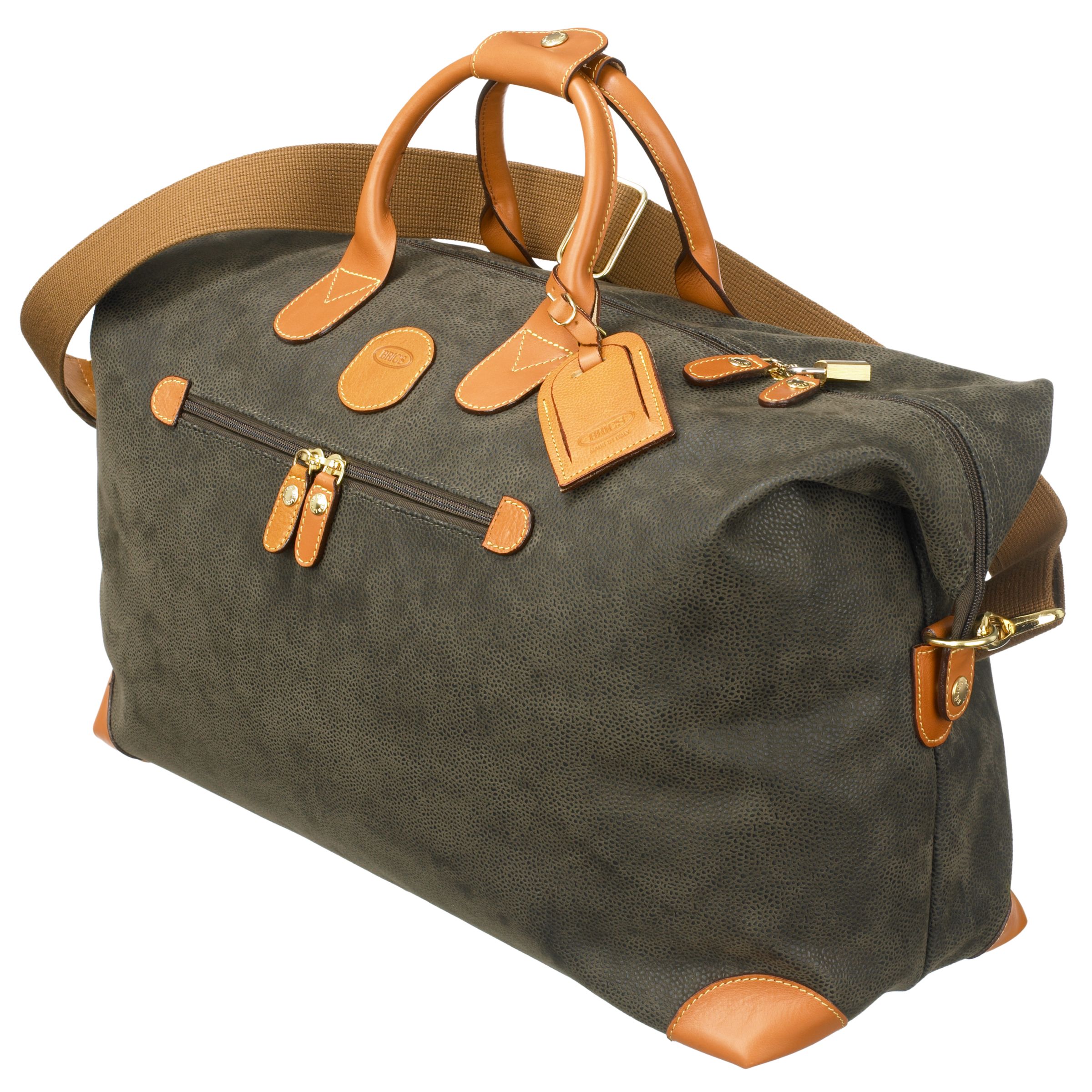 Bric's Life Holdall, Olive, Small at John Lewis