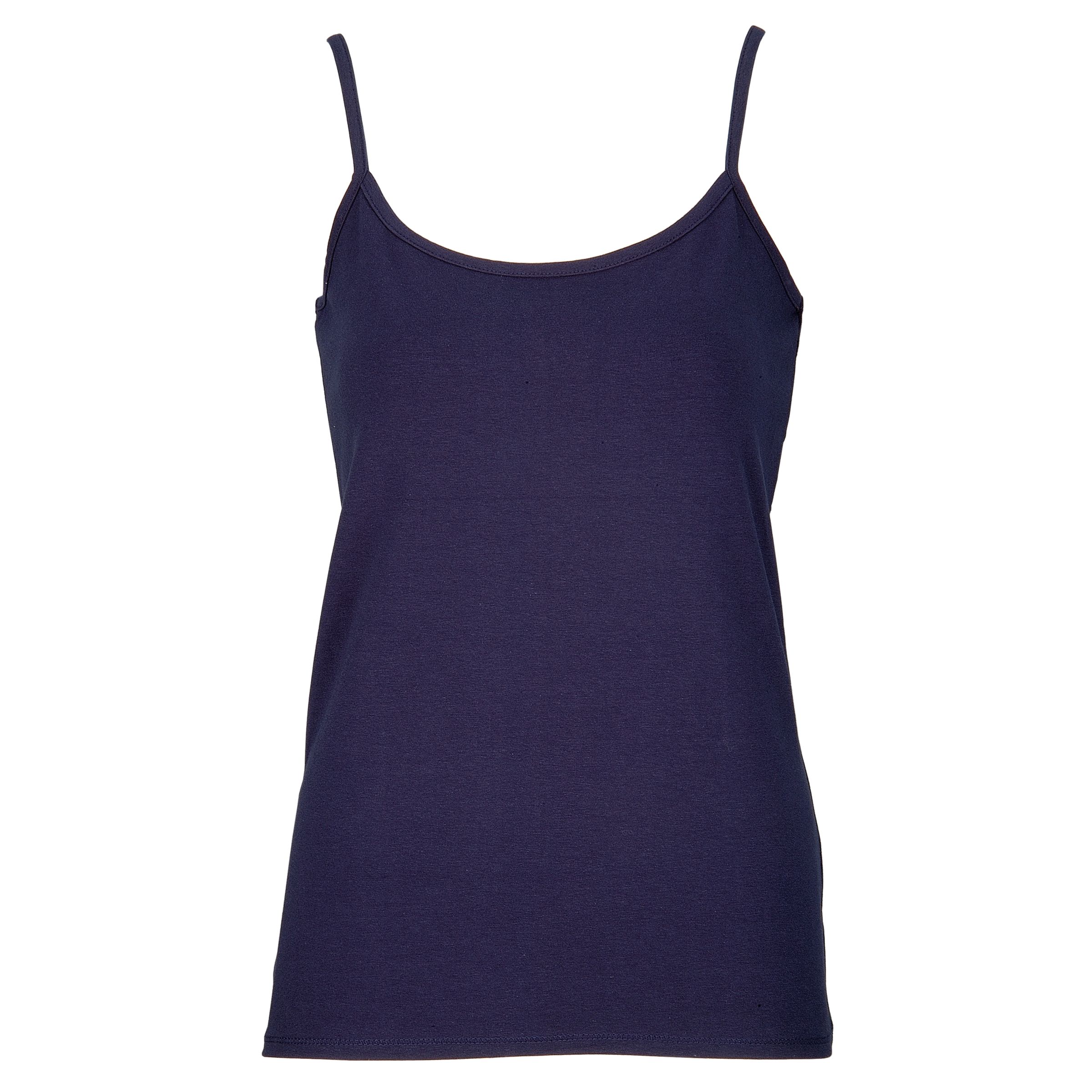 John Lewis Vest Top, Navy, Size 18