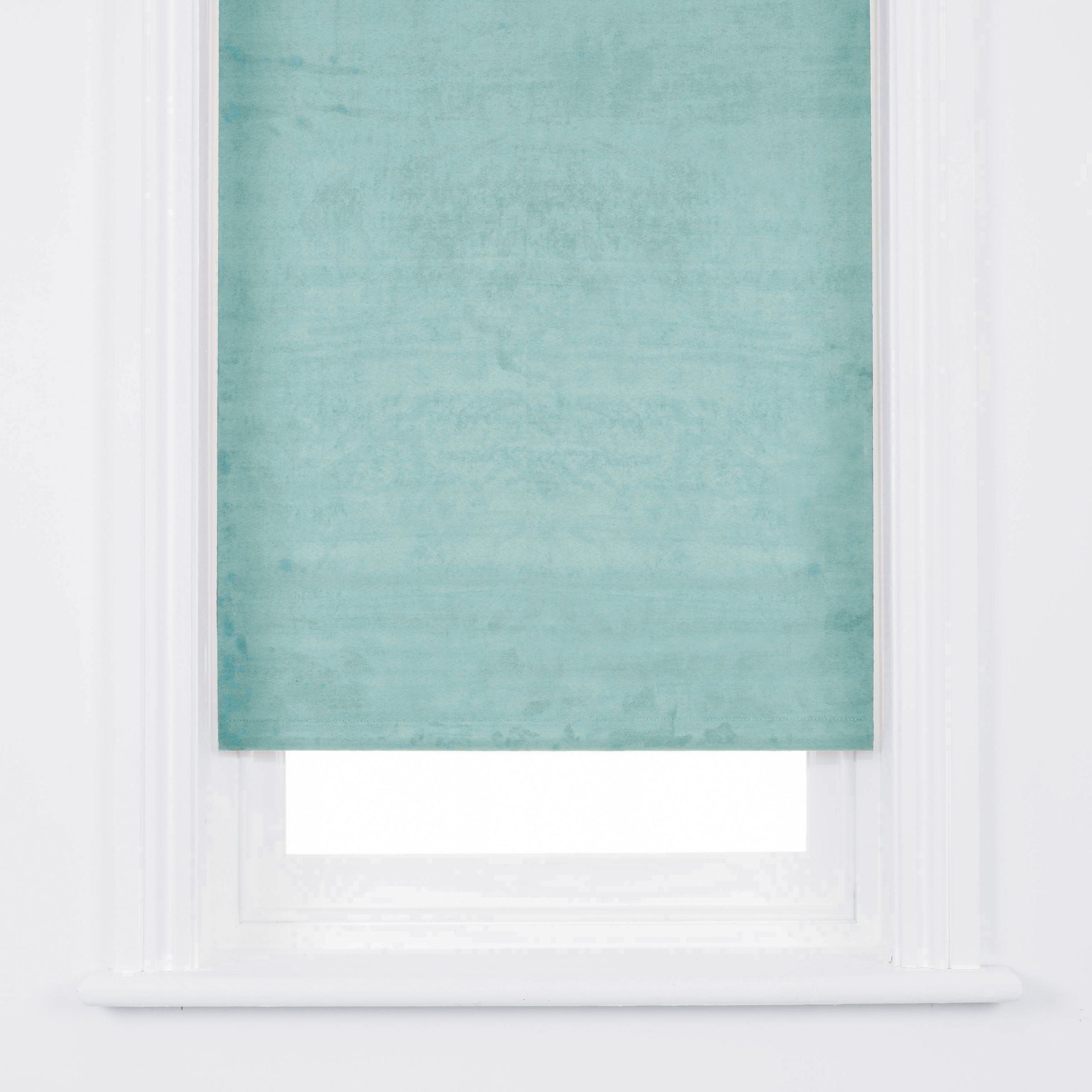 John Lewis Glitter Roller Blind, Duck Egg, W61cm