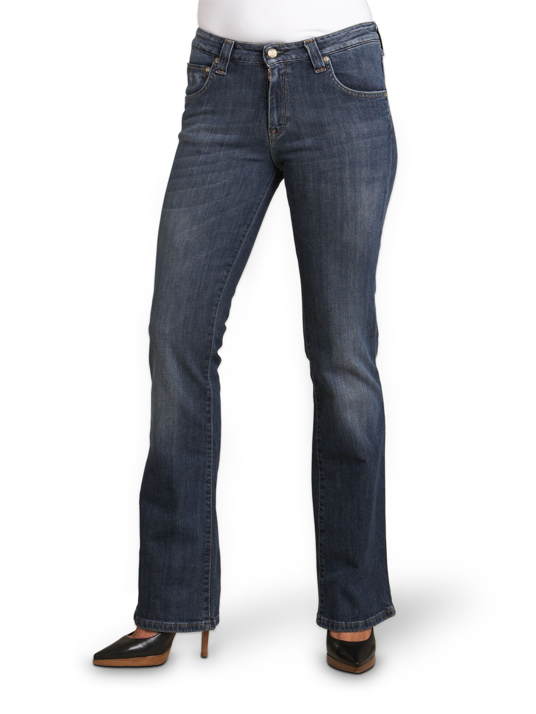 Lee Marion High Rise Bootcut Jean, Glory Blue, W32/L33