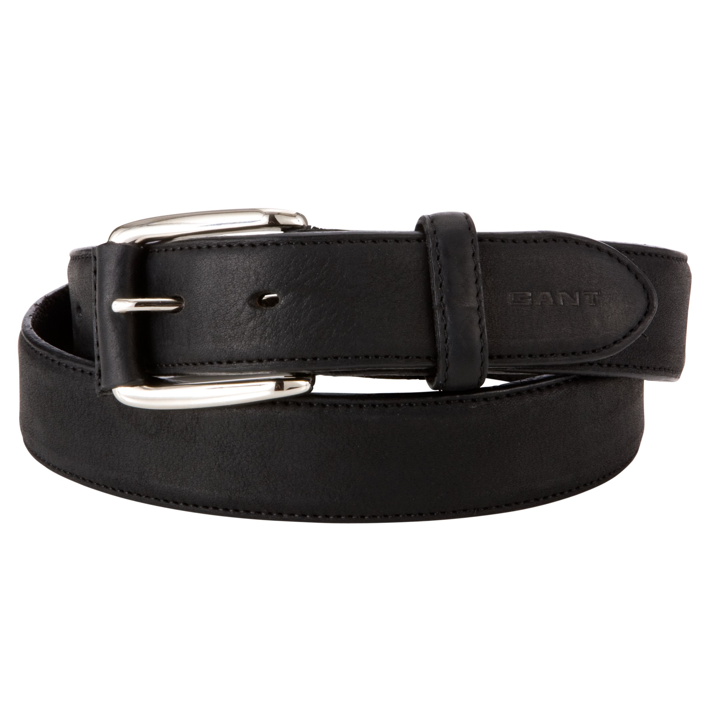 Gant black leather belt £45