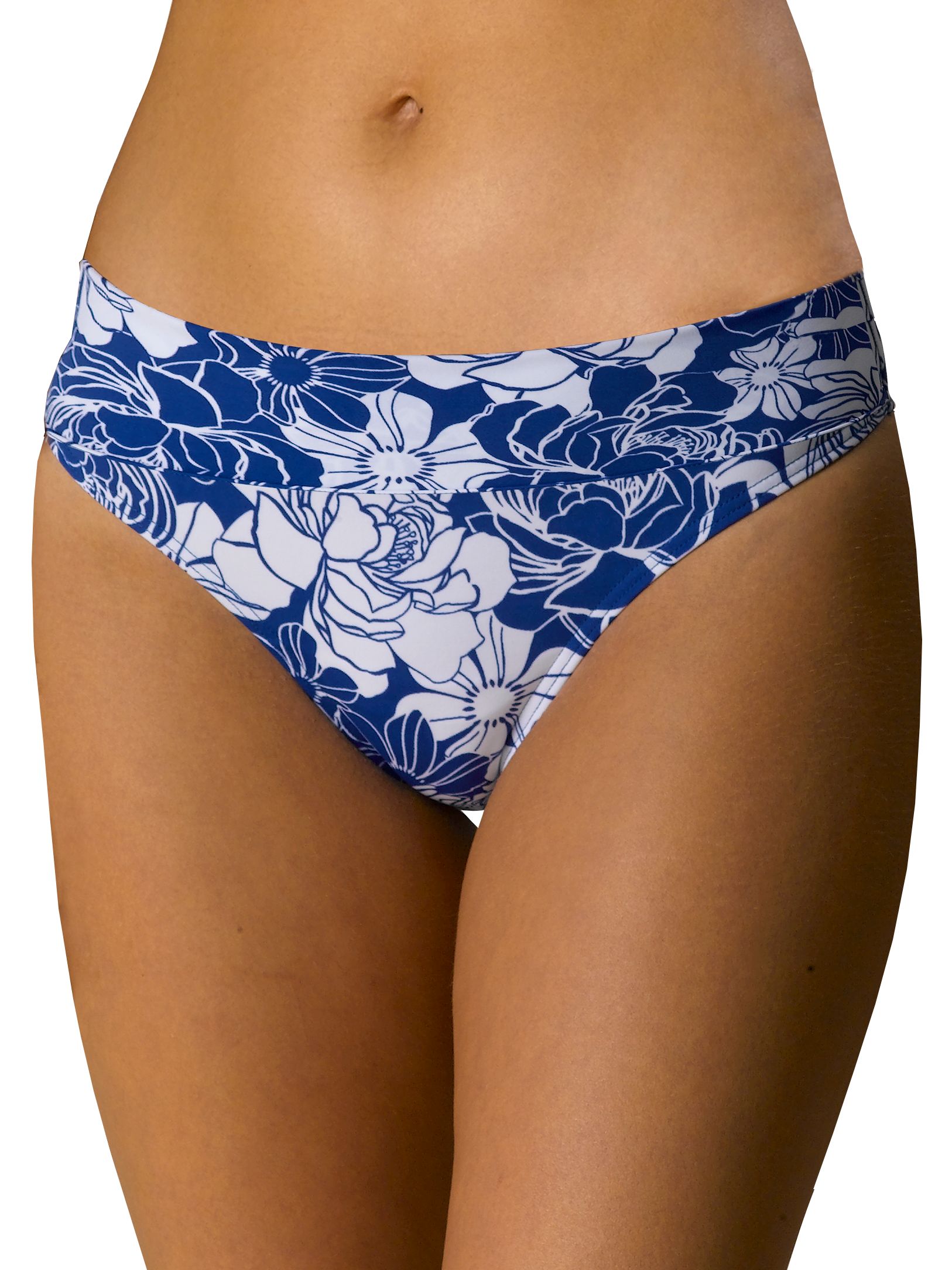 John Lewis Audley Bikini Briefs, Blue, Size 12