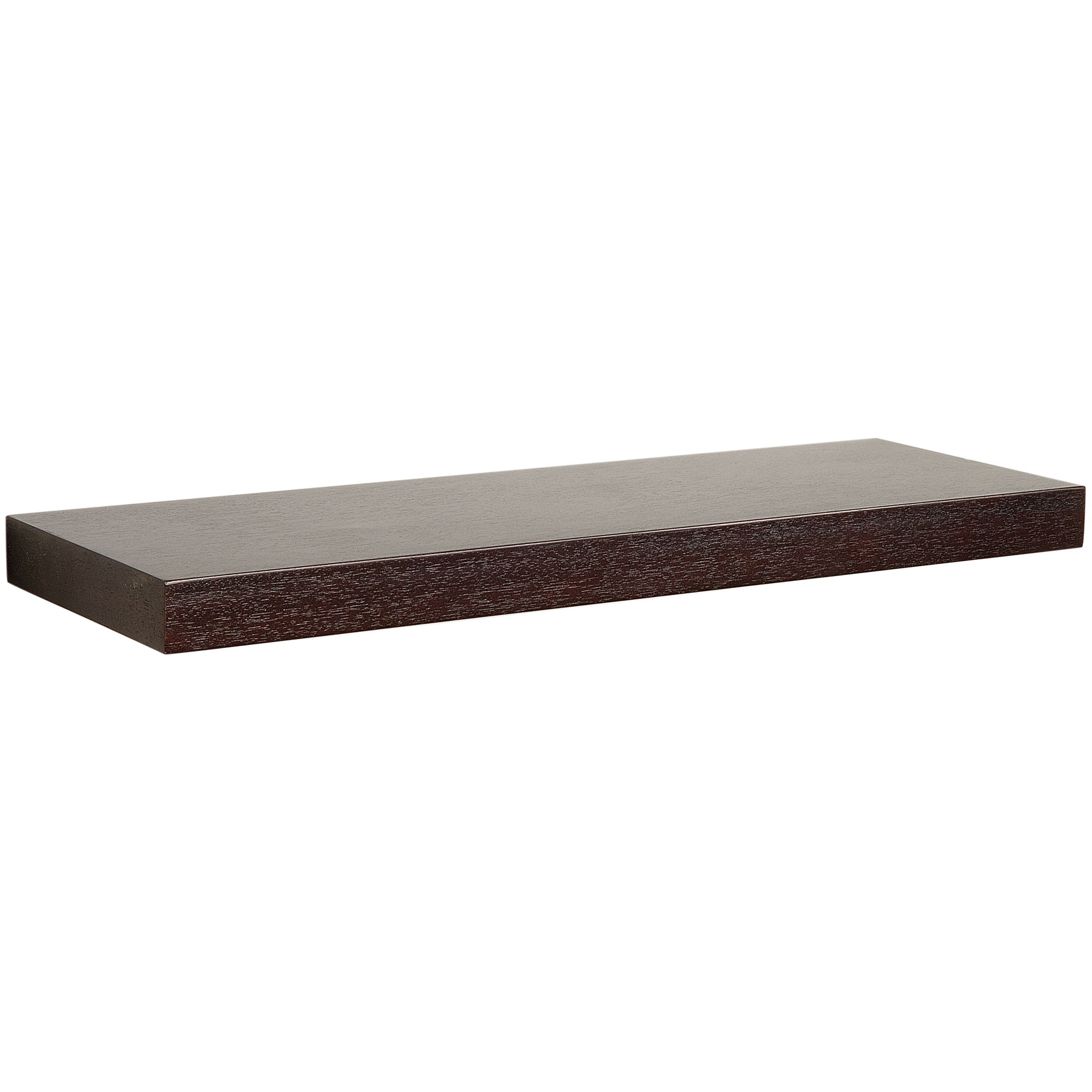 John Lewis Geo Chunky Shelf, Chocolate, L120cm