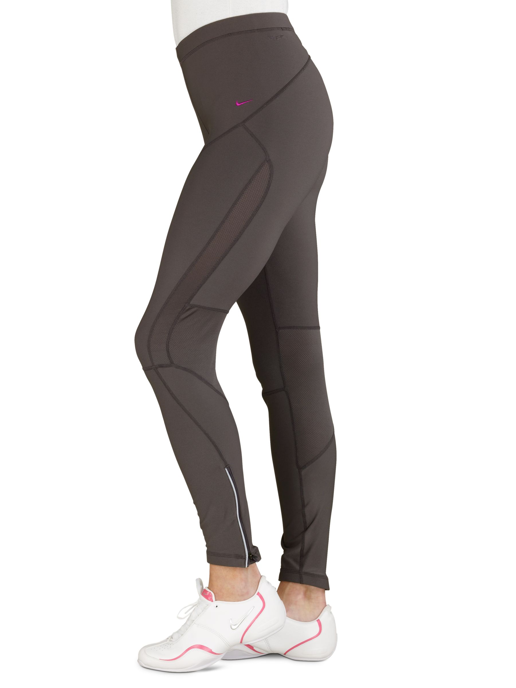 Nike Tech Tights, Red/Fog, Size 12