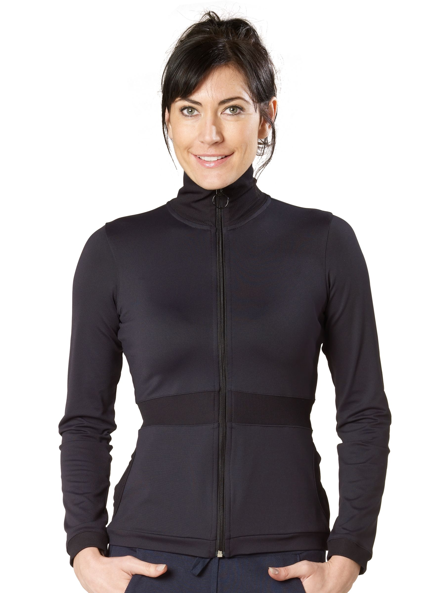 Casall Zip Jacket, Black, Extra Large