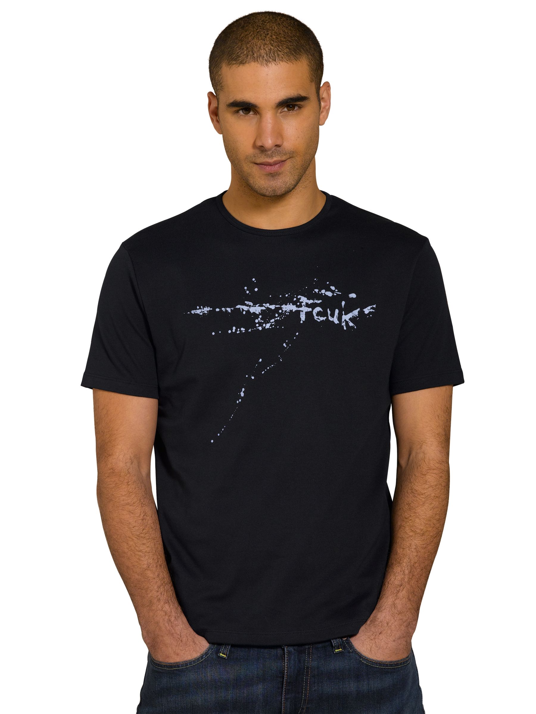 FCUK Splat T-Shirt, Navy