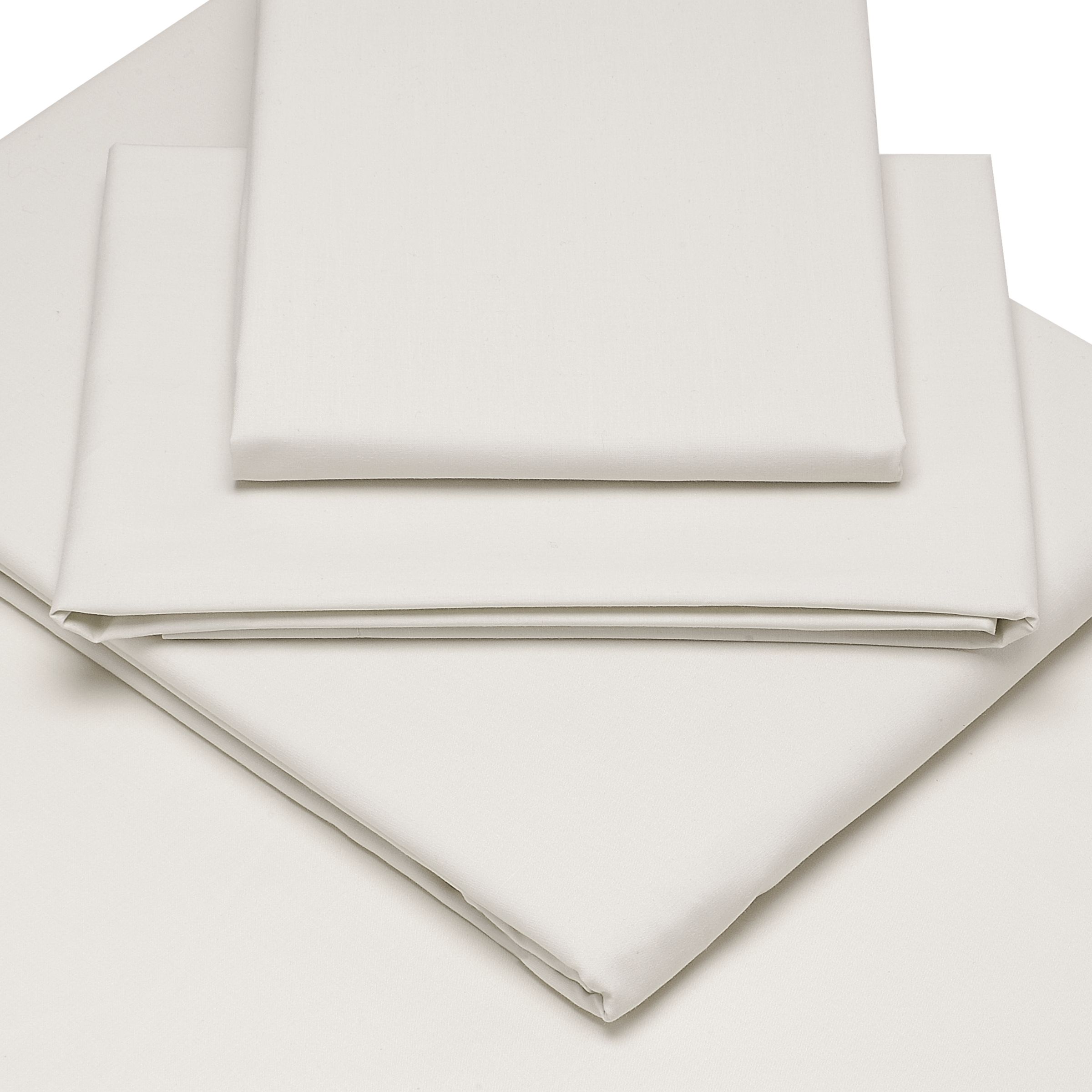 John Lewis Egyptian Cotton Satin Pillowcases, Mist 