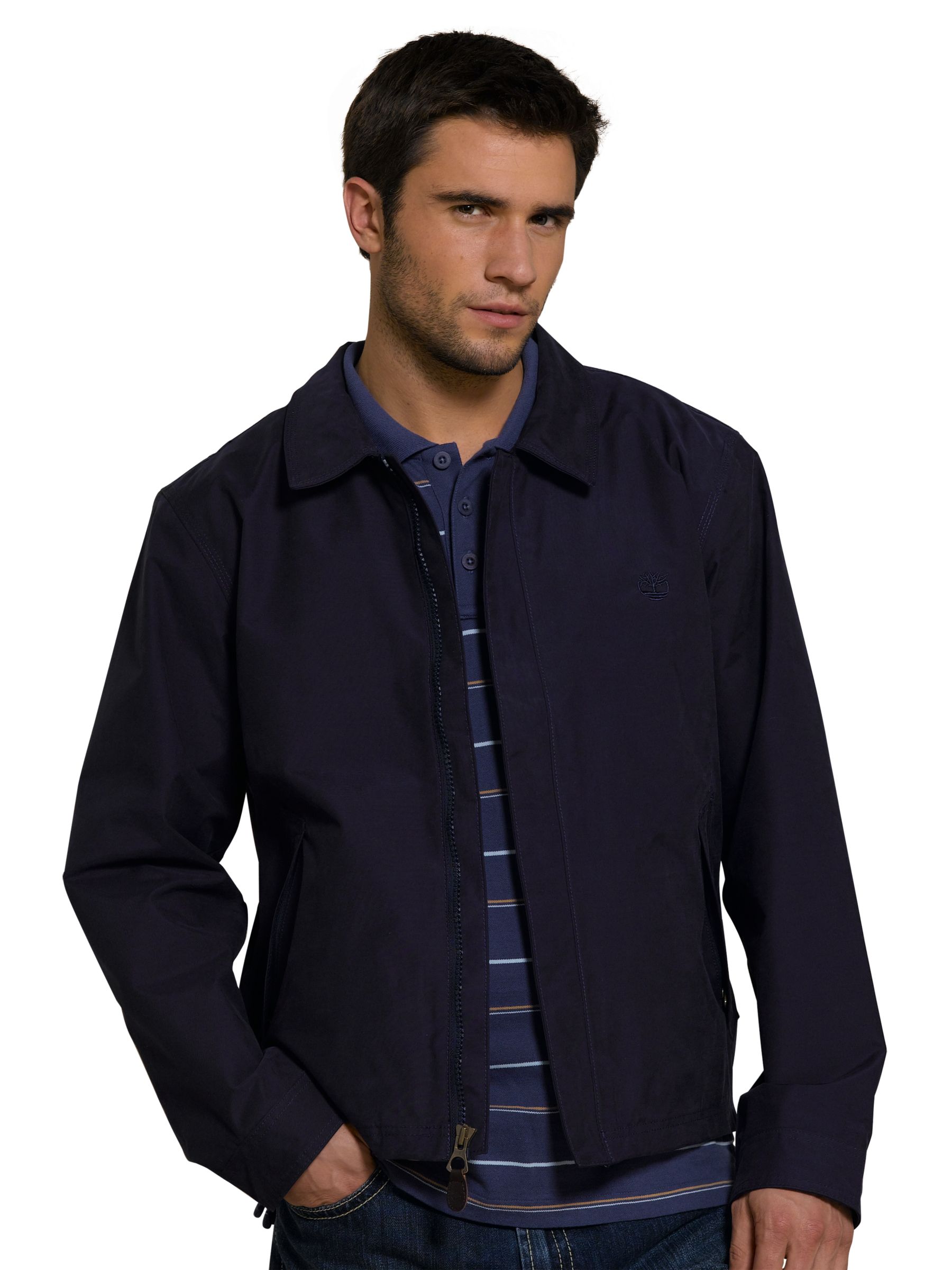 Timberland Twill Bomber Jacket, Navy