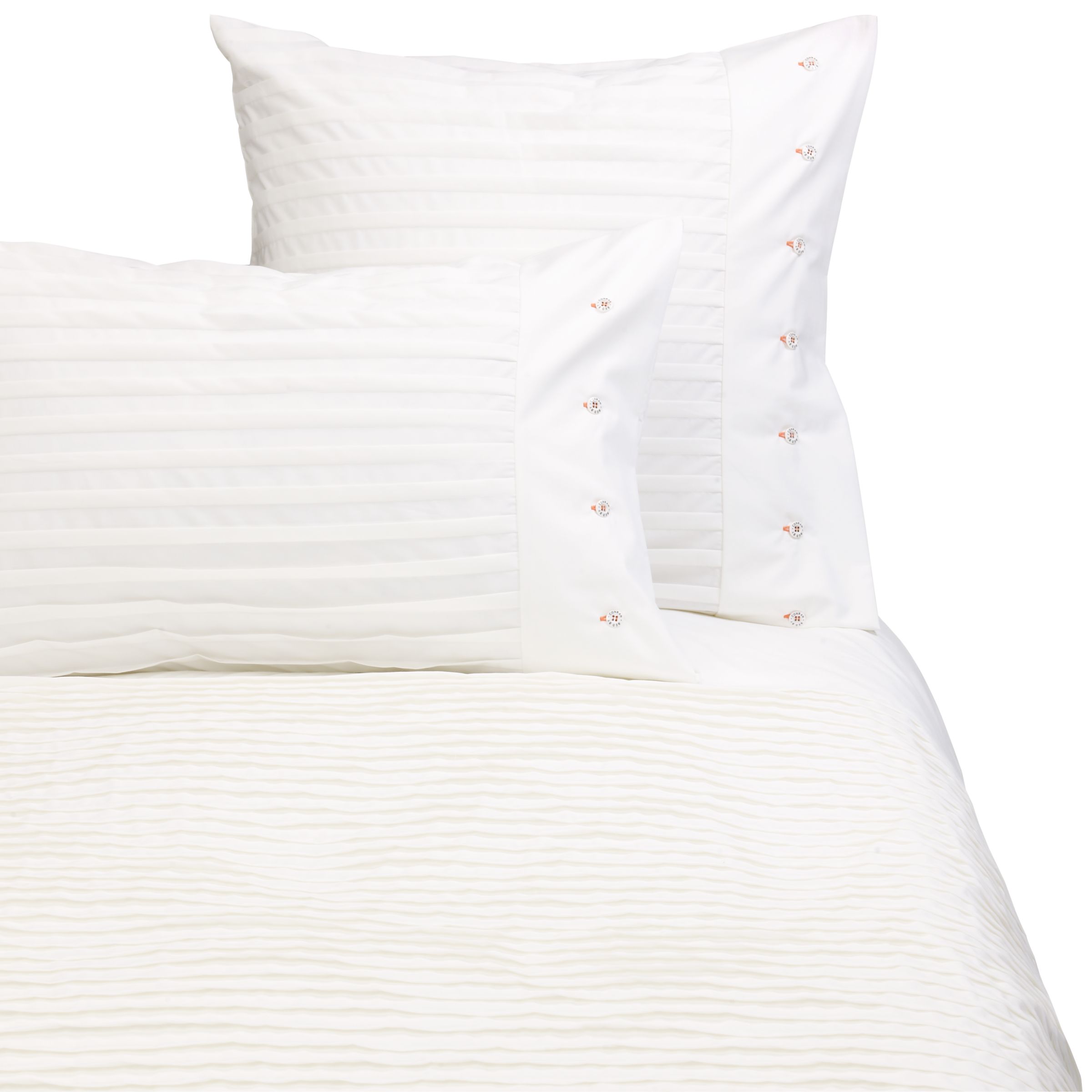 'Bed by Conran' Lignes Duvet Cover, White, Kingsize