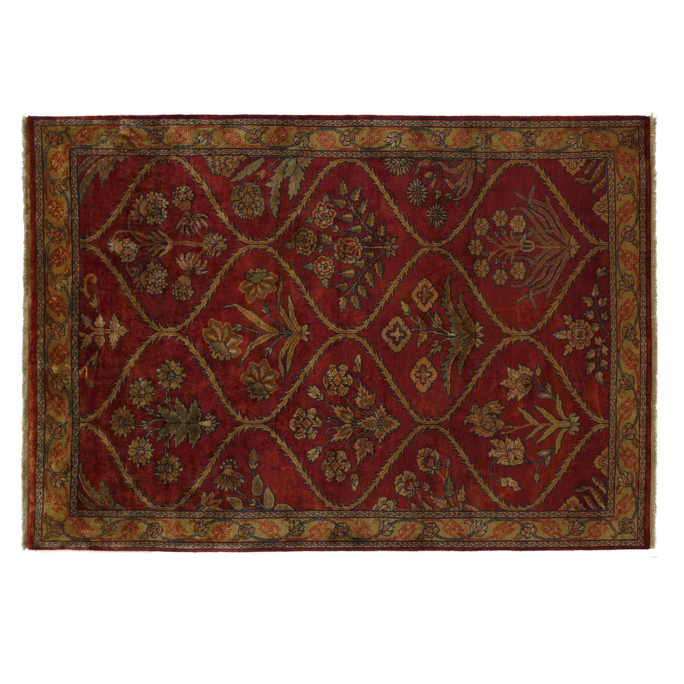 Moghul Trellis Rug Red W152 x L213cm