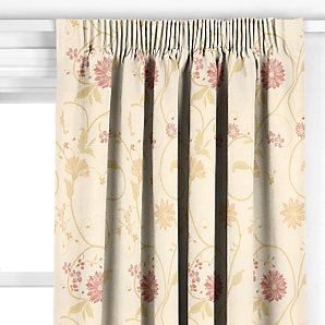 Emma Pencil Pleat Curtains, Red, W228