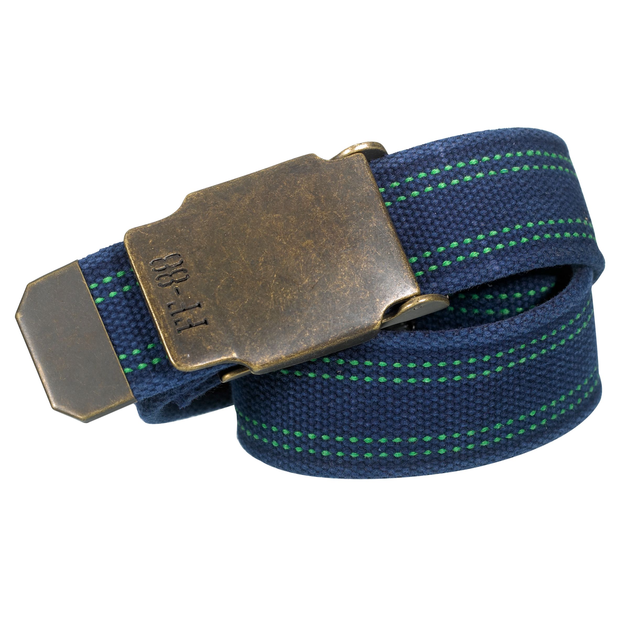 Fat Face Bright Webbing Belt, Blue, Large/Extra Large