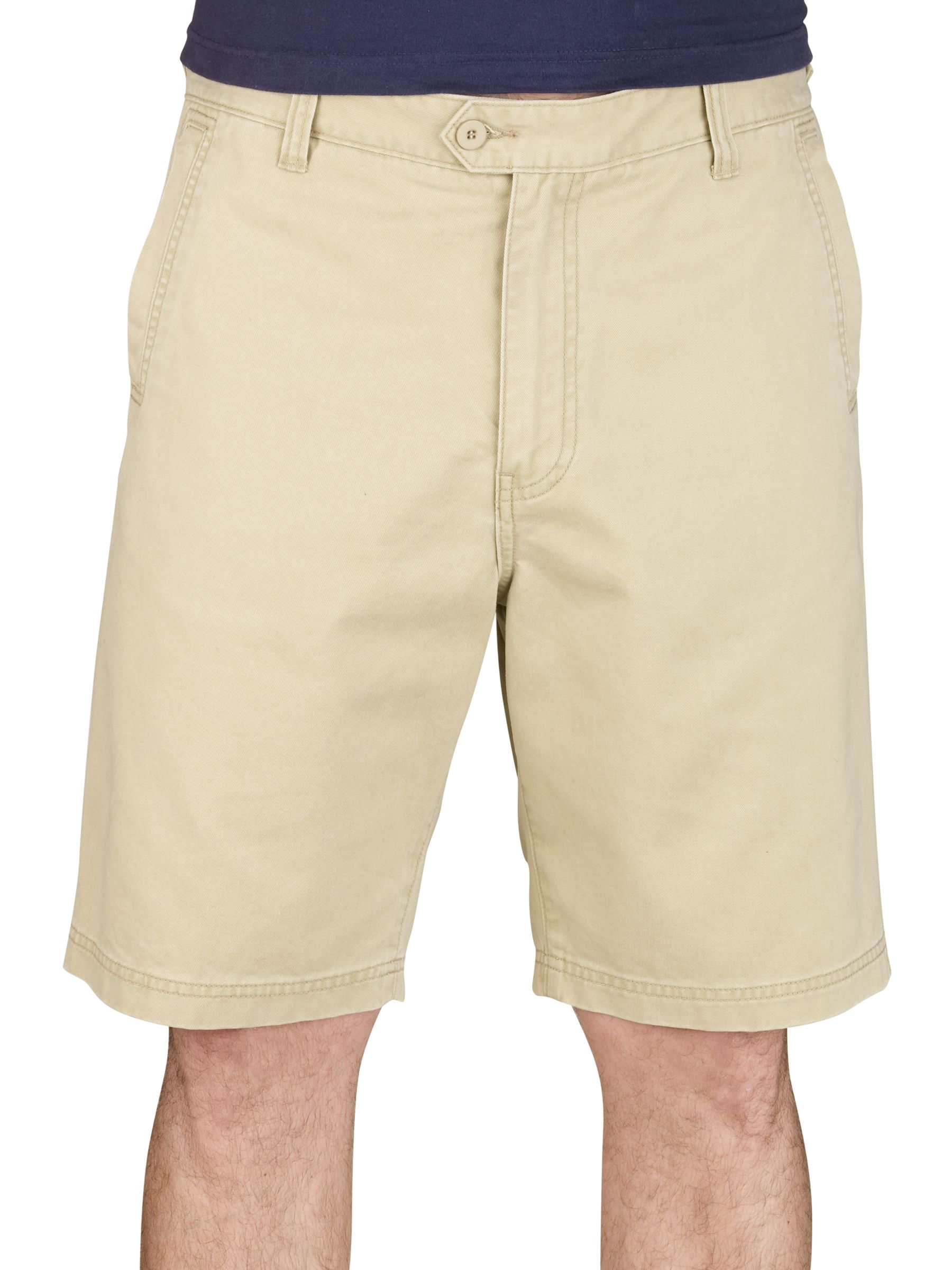 John Lewis Essential Shorts, Stone, Waist 40''