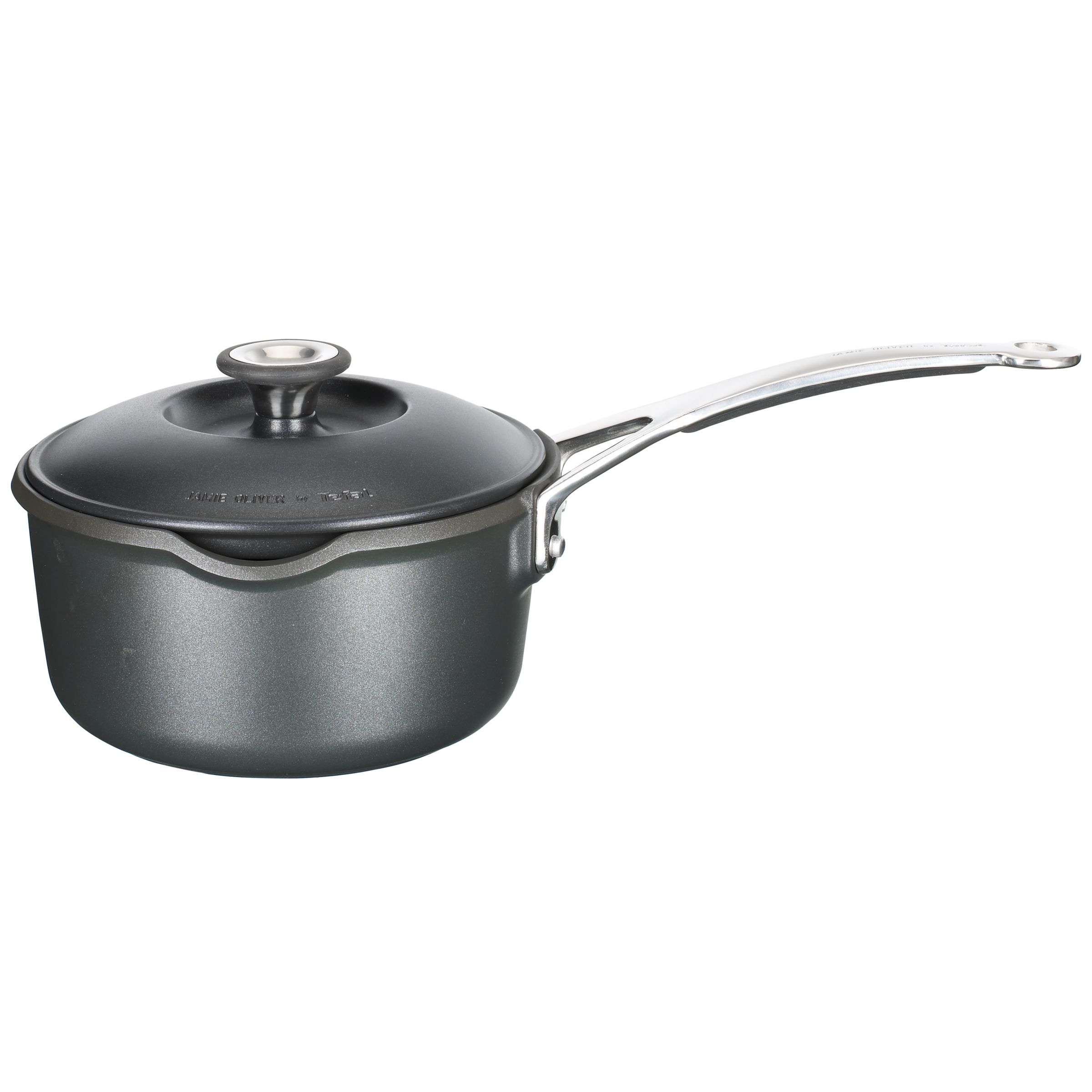 Tefal Jamie Oliver Cast Aluminium Saucepan and Lid, 20cm