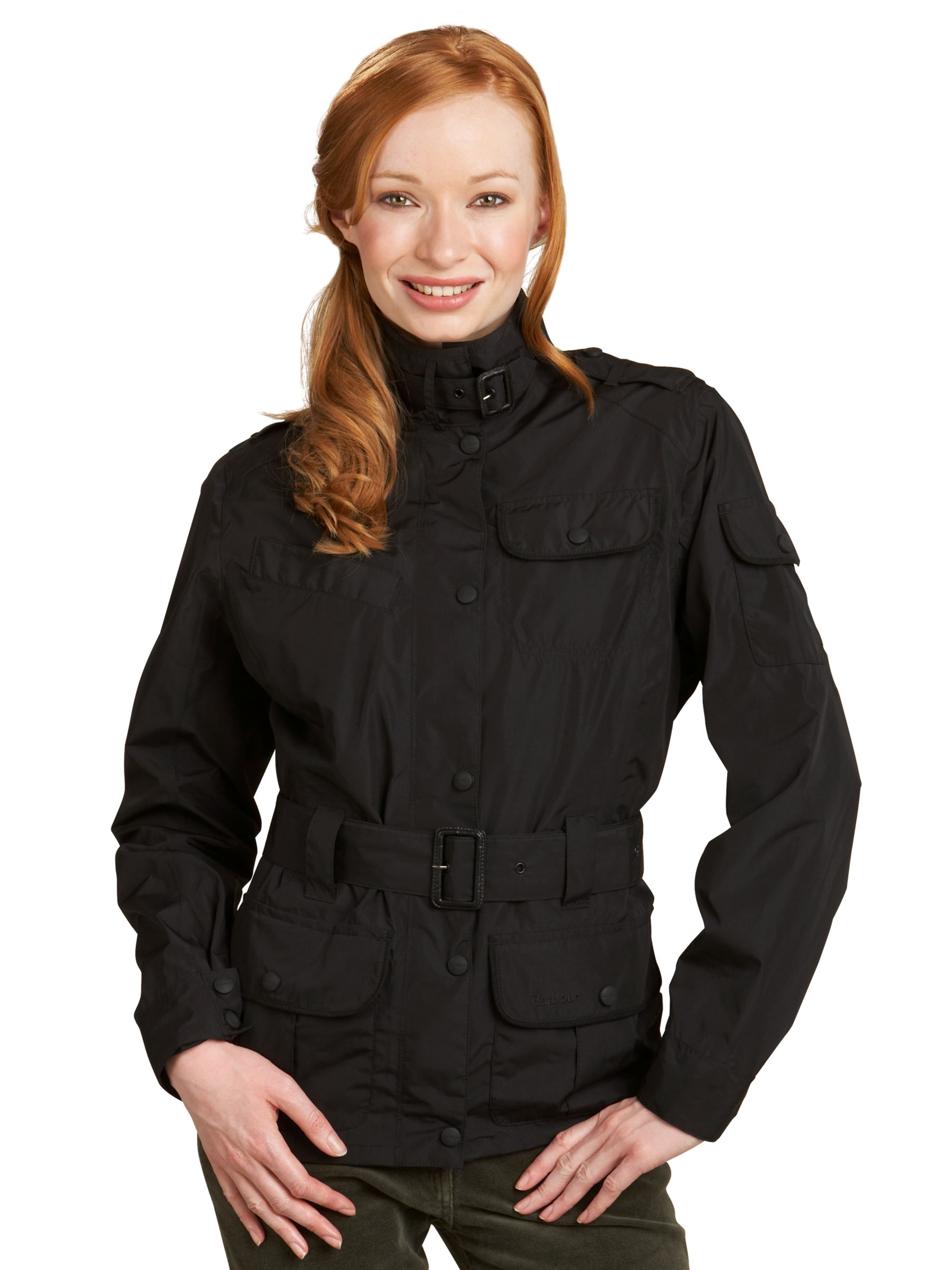 Barbour Featherweight Amelia Jacket, Black, Size 10