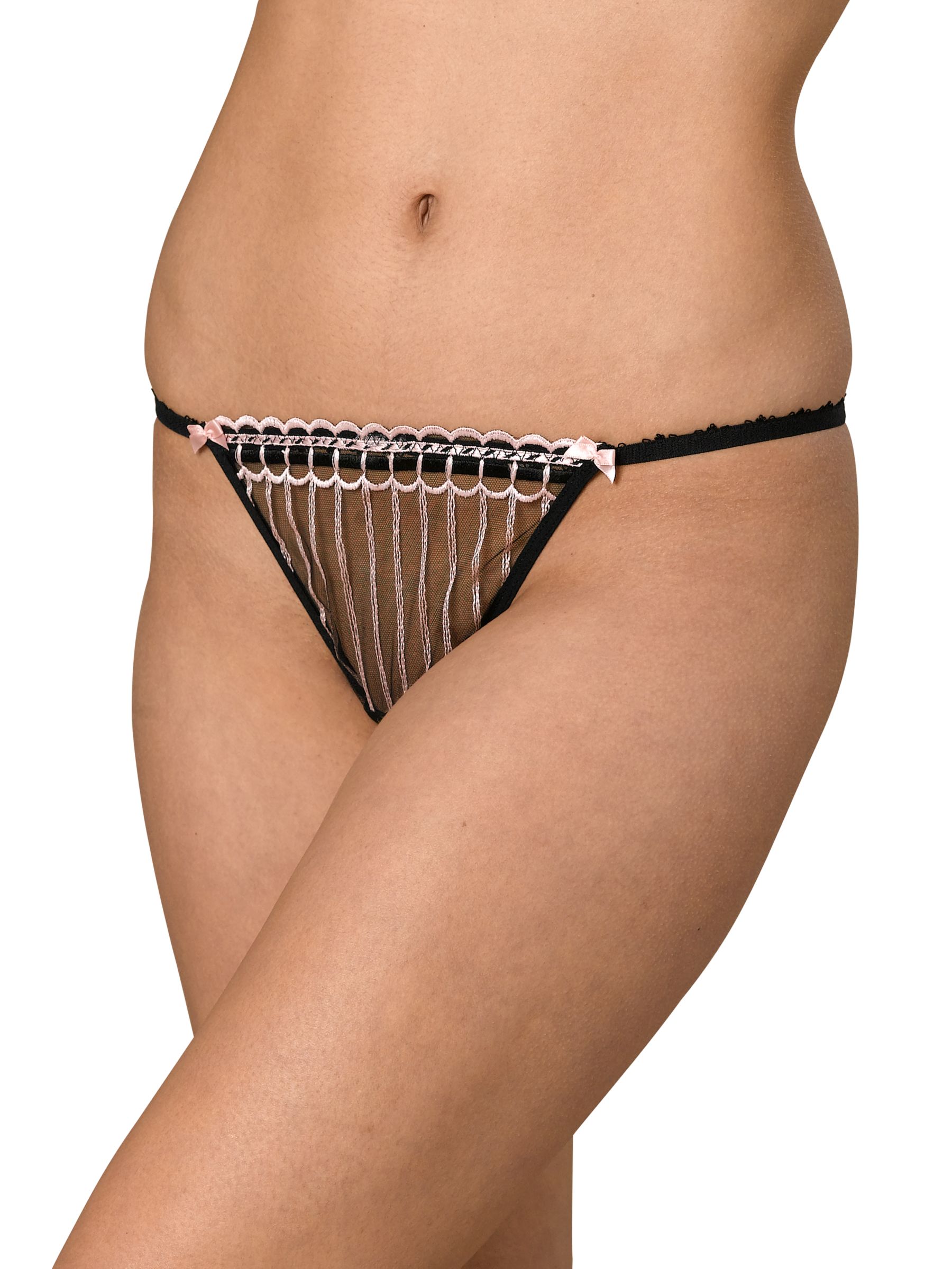 Freya Arabella Thong, Black, Small