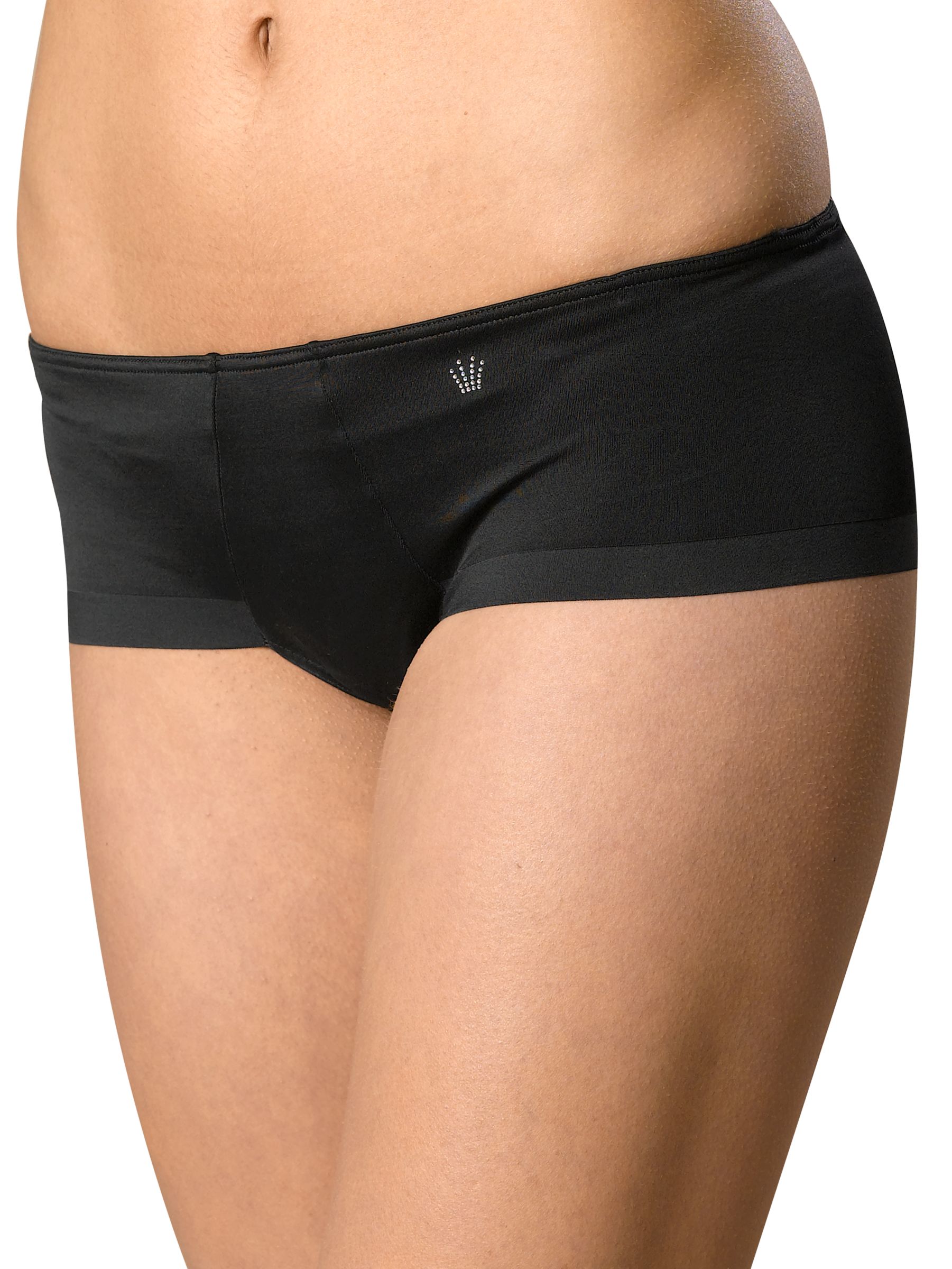 Triumph Hipster Briefs, Black, Size 16
