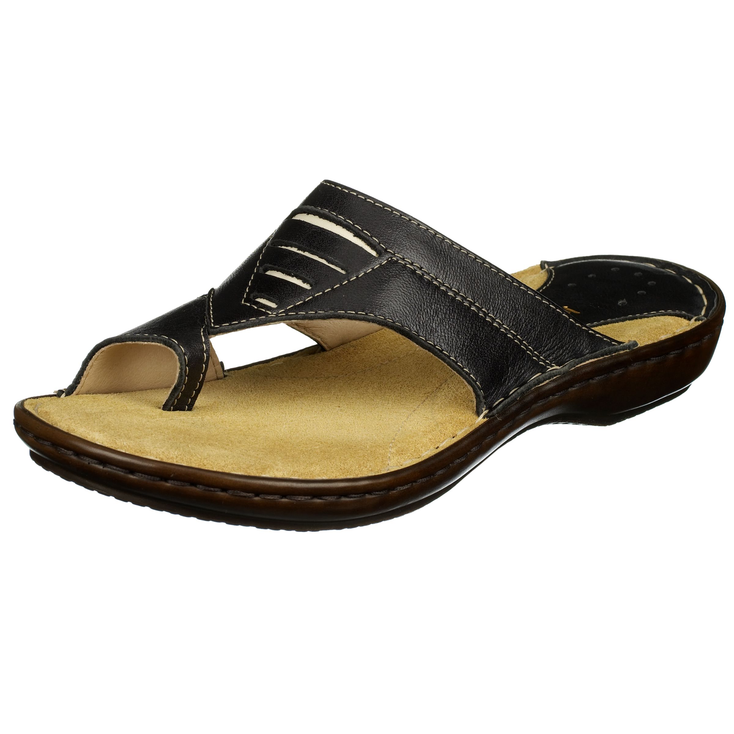 John Lewis Marlade Leather Sandals, Black, 41