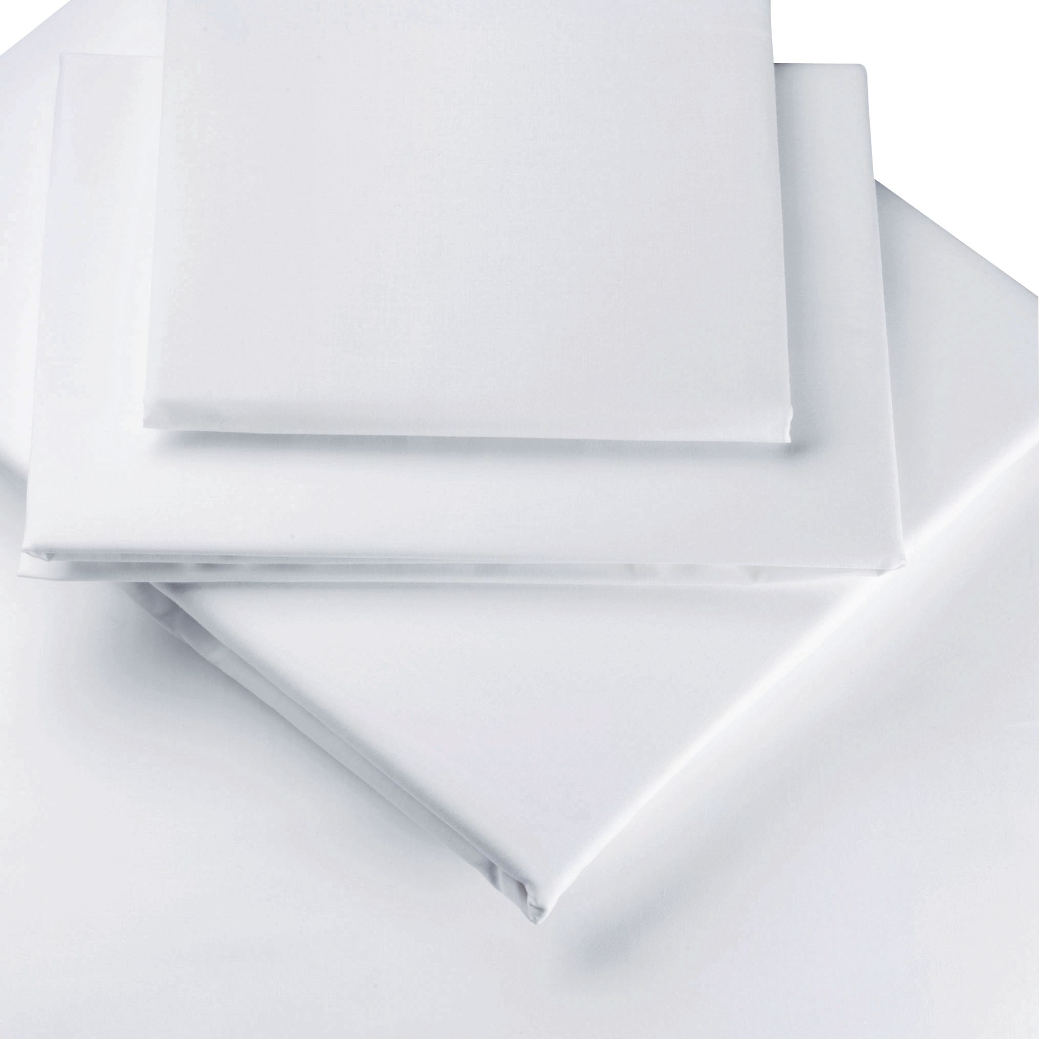 John Lewis Fairtrade Cotton Flat Sheet White Double