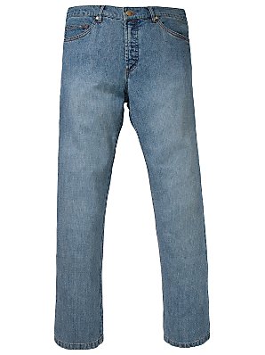 Stretch Jeans, Mid Wash, Waist 42R