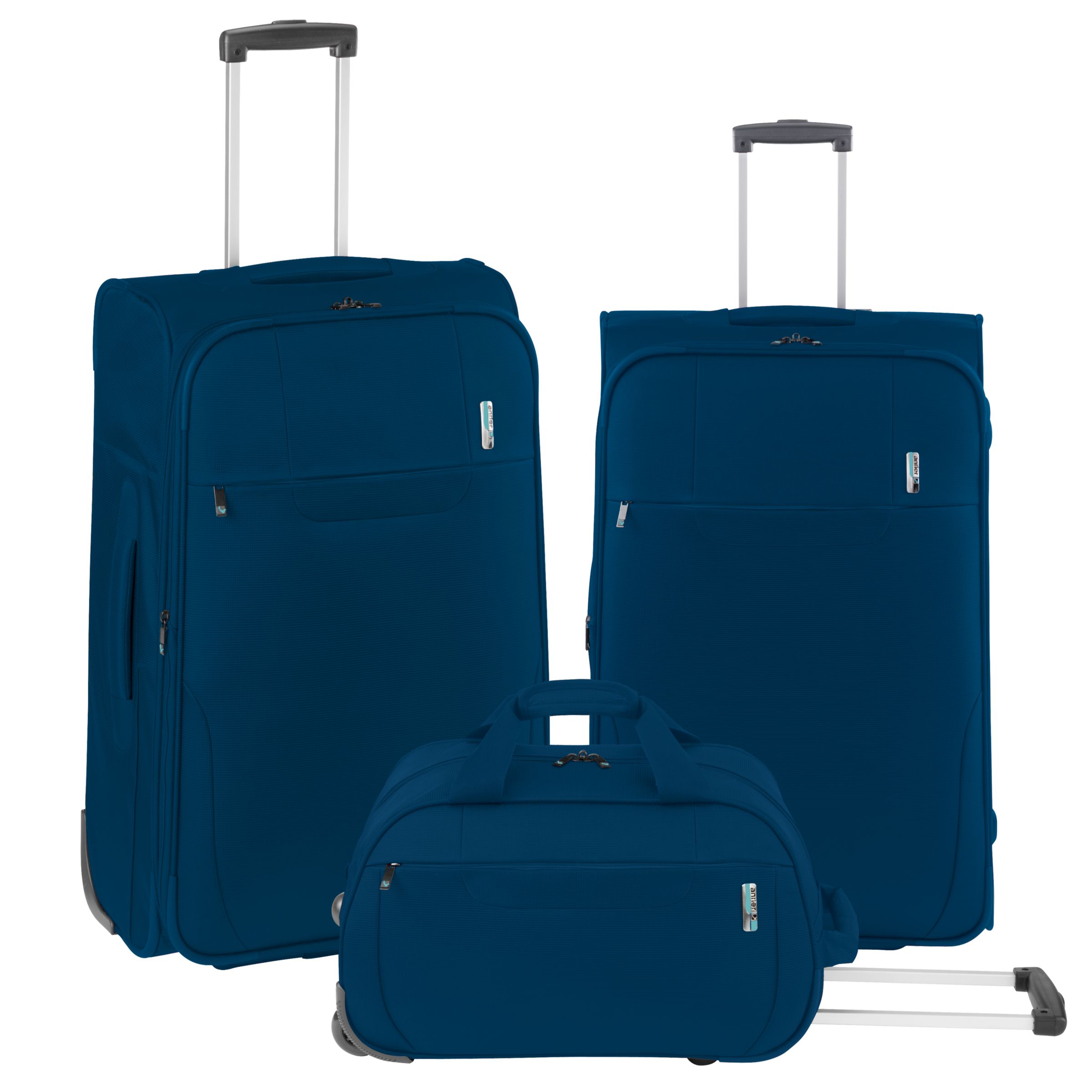 Antler Aeon Air Expandable Trolley Case, Blue, Medium