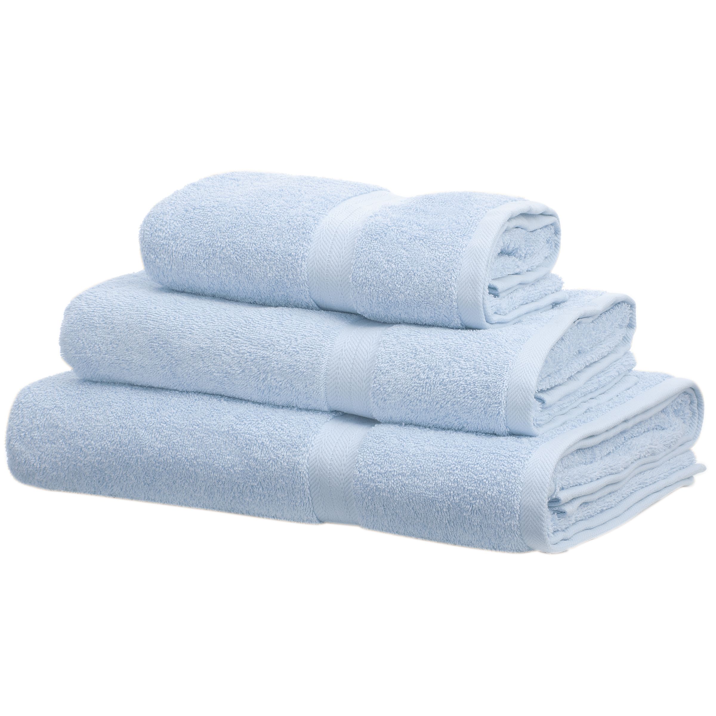 John Lewis Basic Cotton Bath Towel, Sky