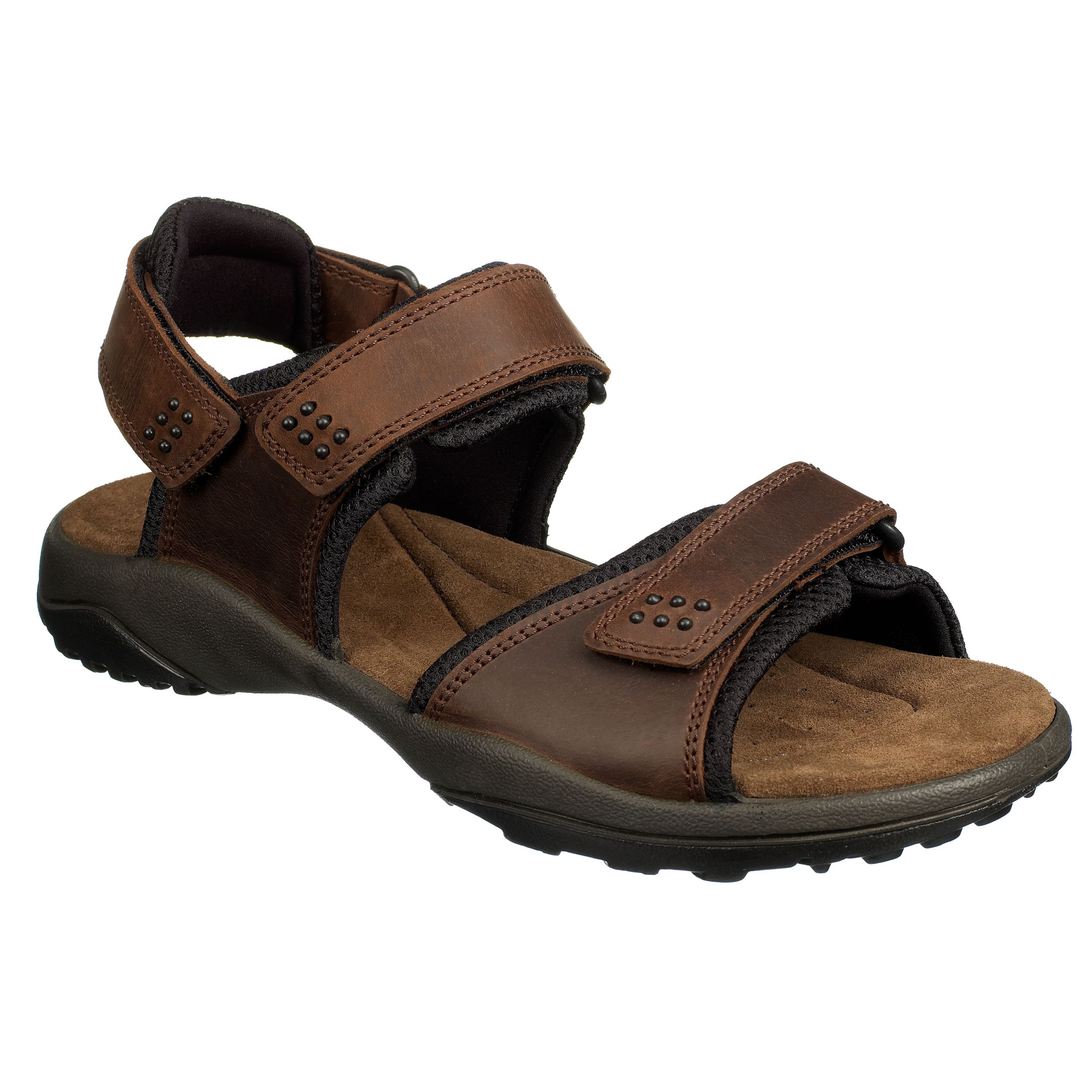 John Lewis Italian Fisherman Sandals Brown Size 46
