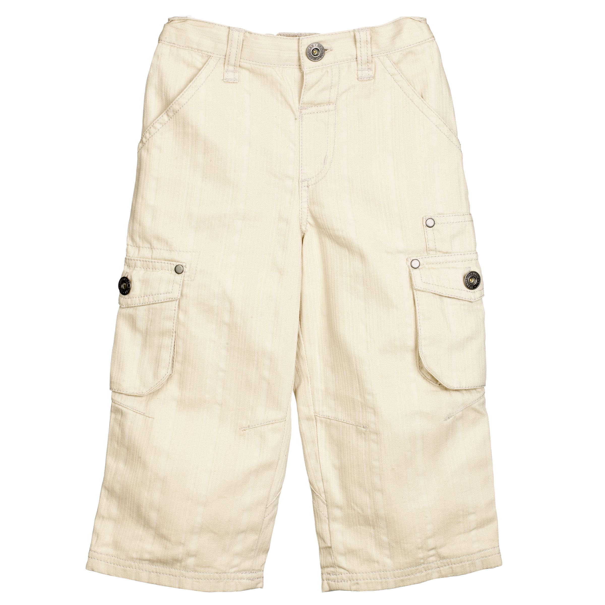 John Lewis Baby Cord Trousers, Stone, 9-12 Months