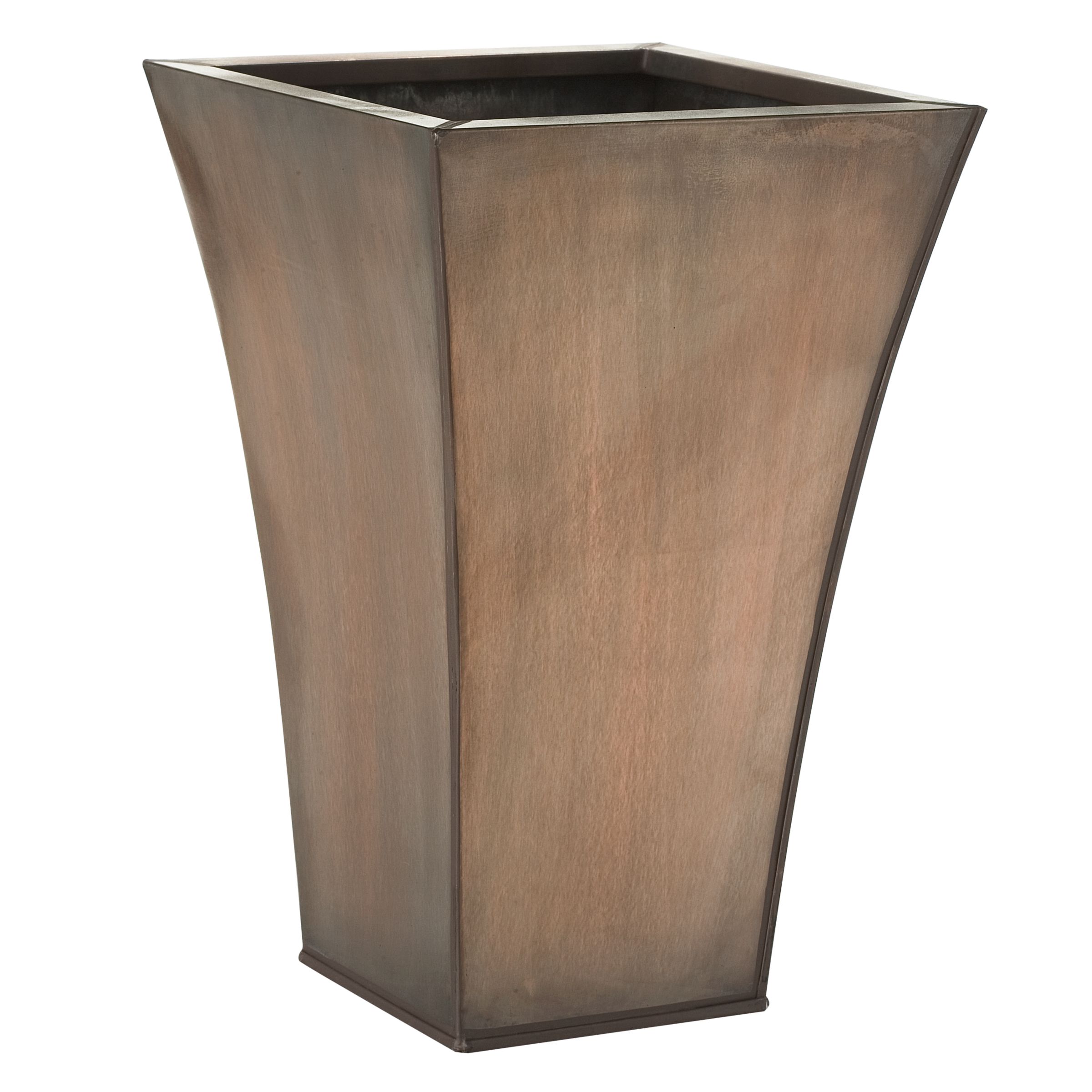 Flared Titan Planter, Brass, Small