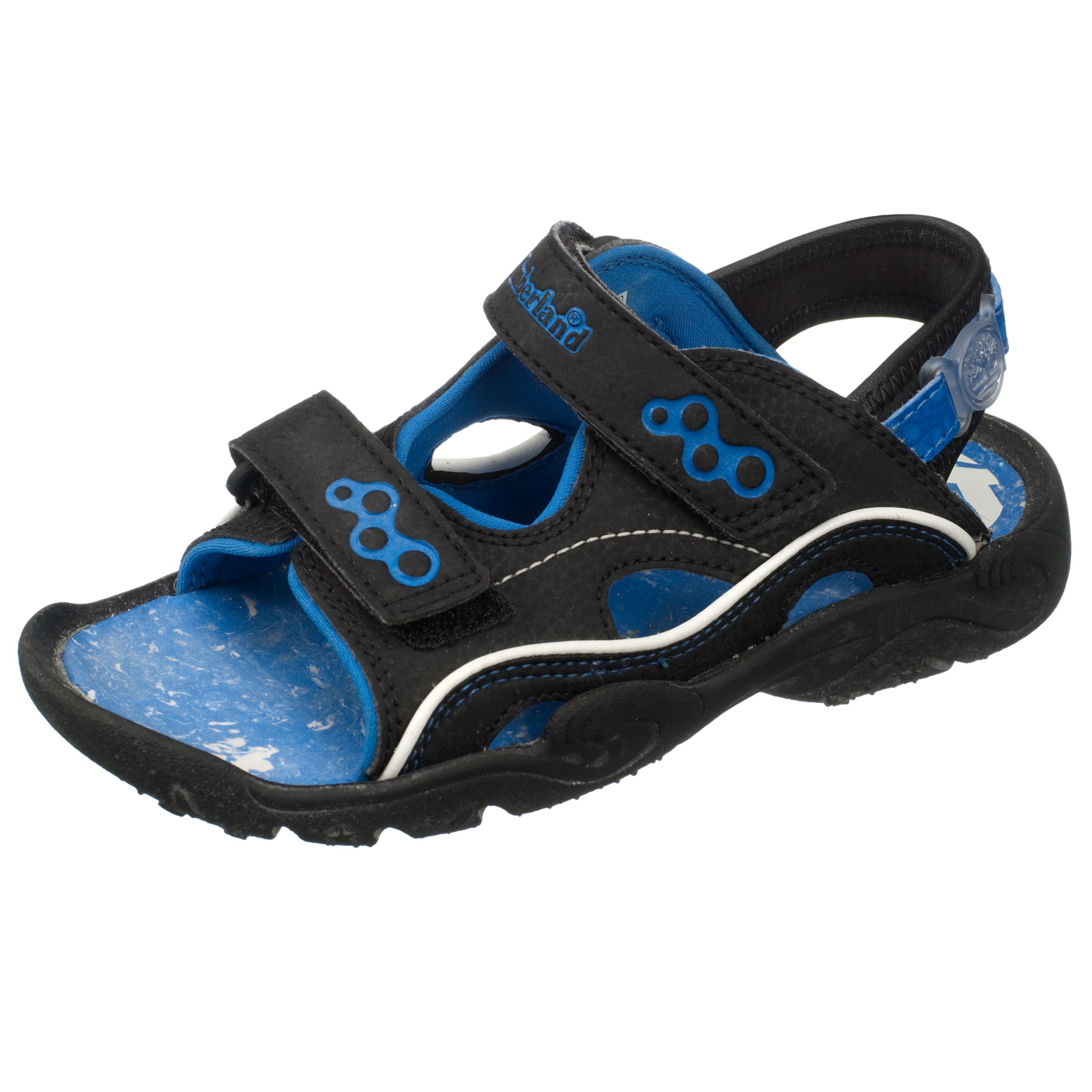 Timberland Dune Blaster Sandals, Black/Royal Blue 