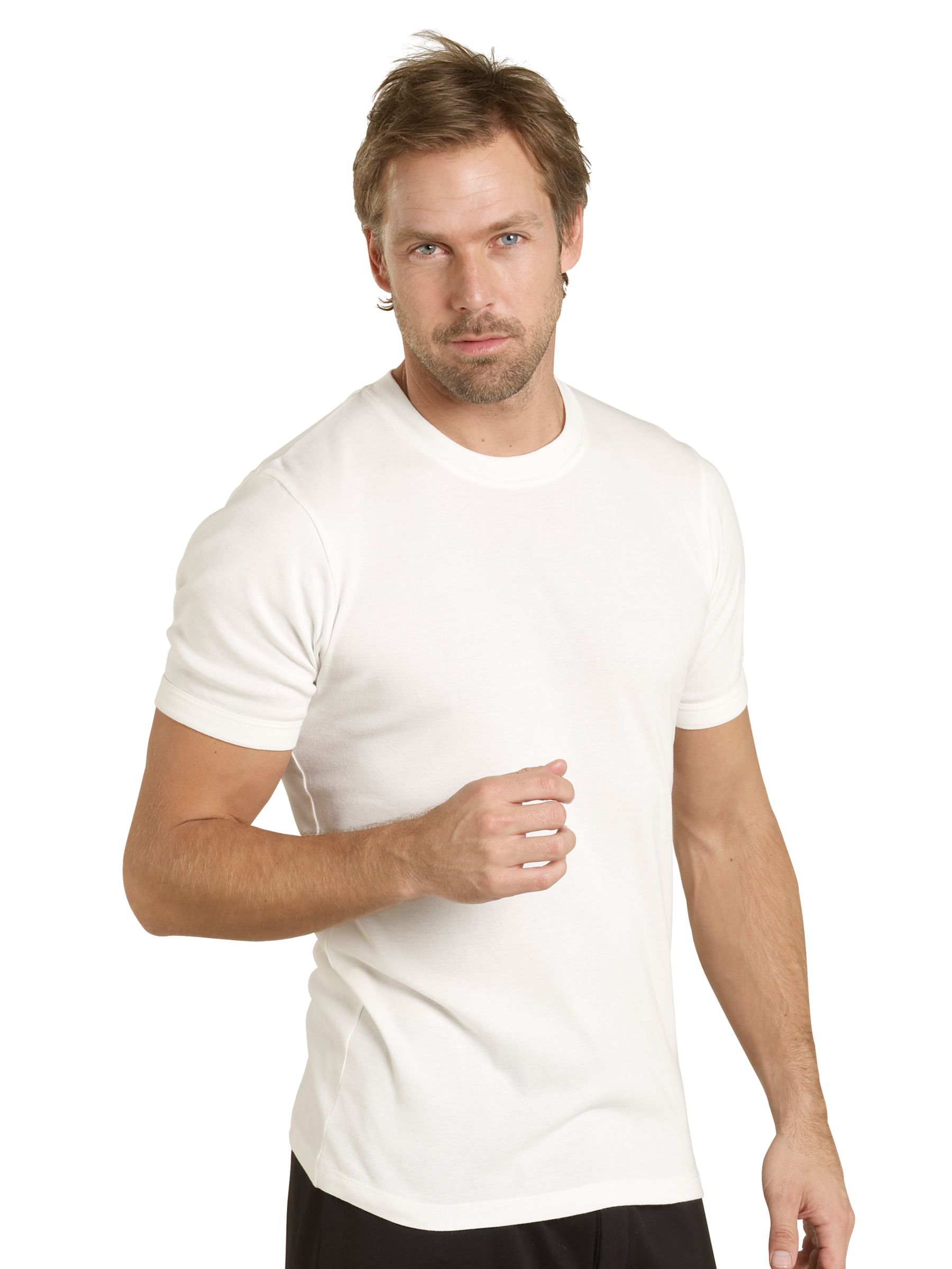 John Lewis Fairtrade Organic Cotton Vest, White, Small