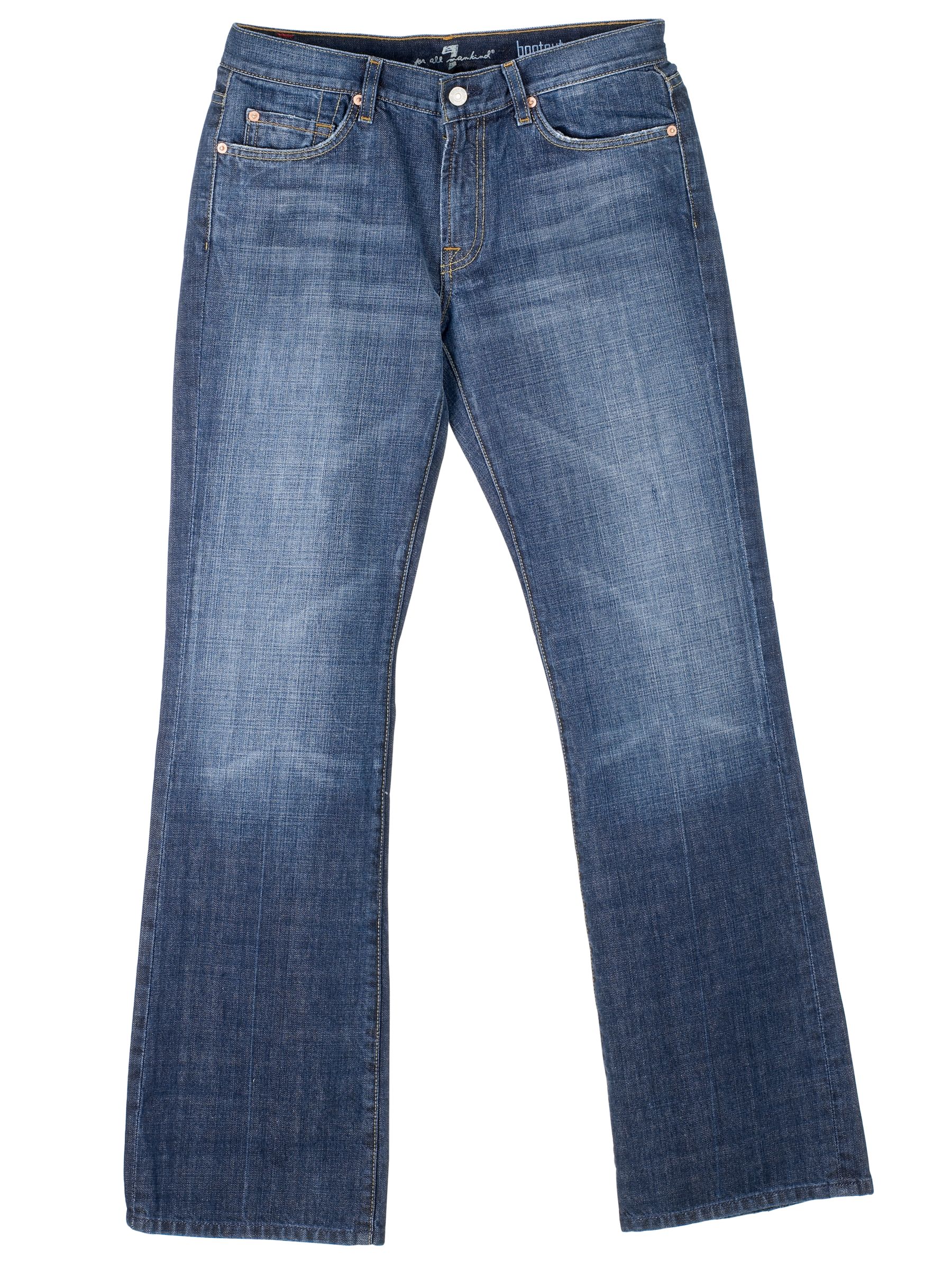 Seven For All Mankind Bootcut Jeans NY Dark Waist 34&quot