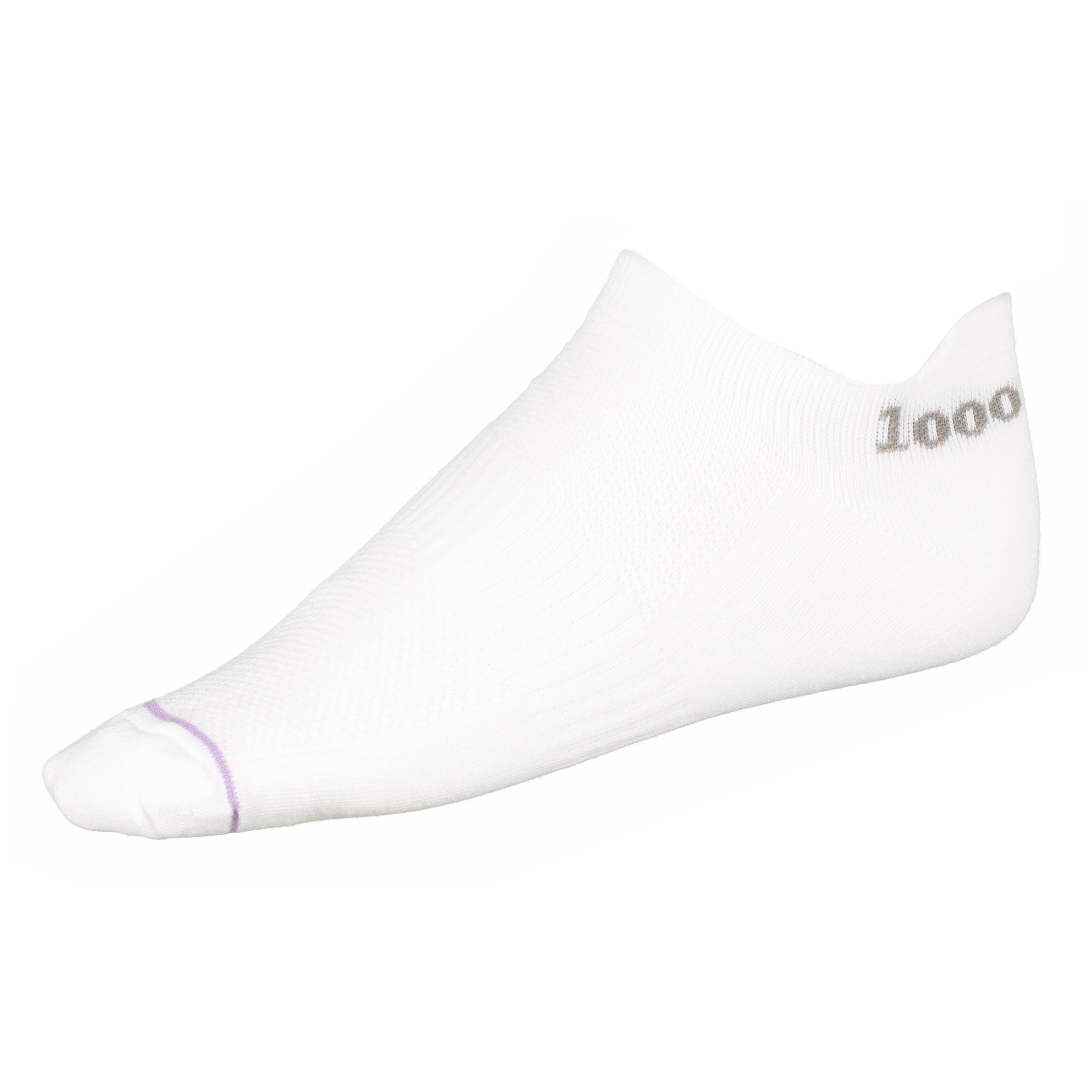 1000 Mile Trainer Liner WhitePurple Medium UK 6 85