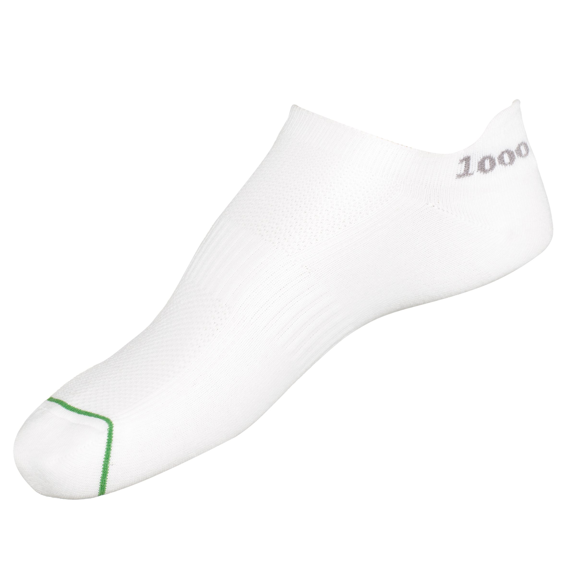 1000 Mile Trainer Liner WhiteGreen Large UK 9 115