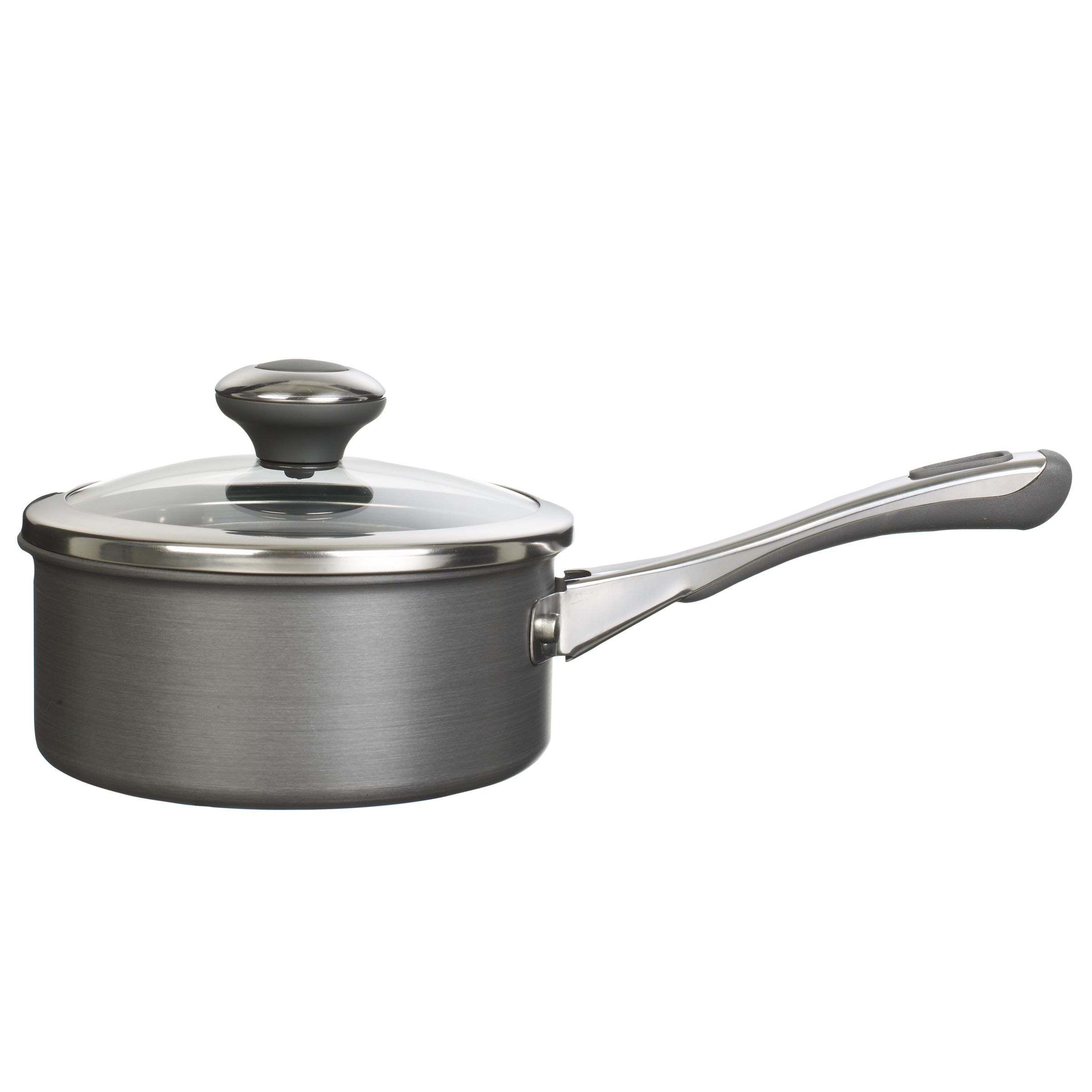 Hard Anodised Saucepan, 20cm