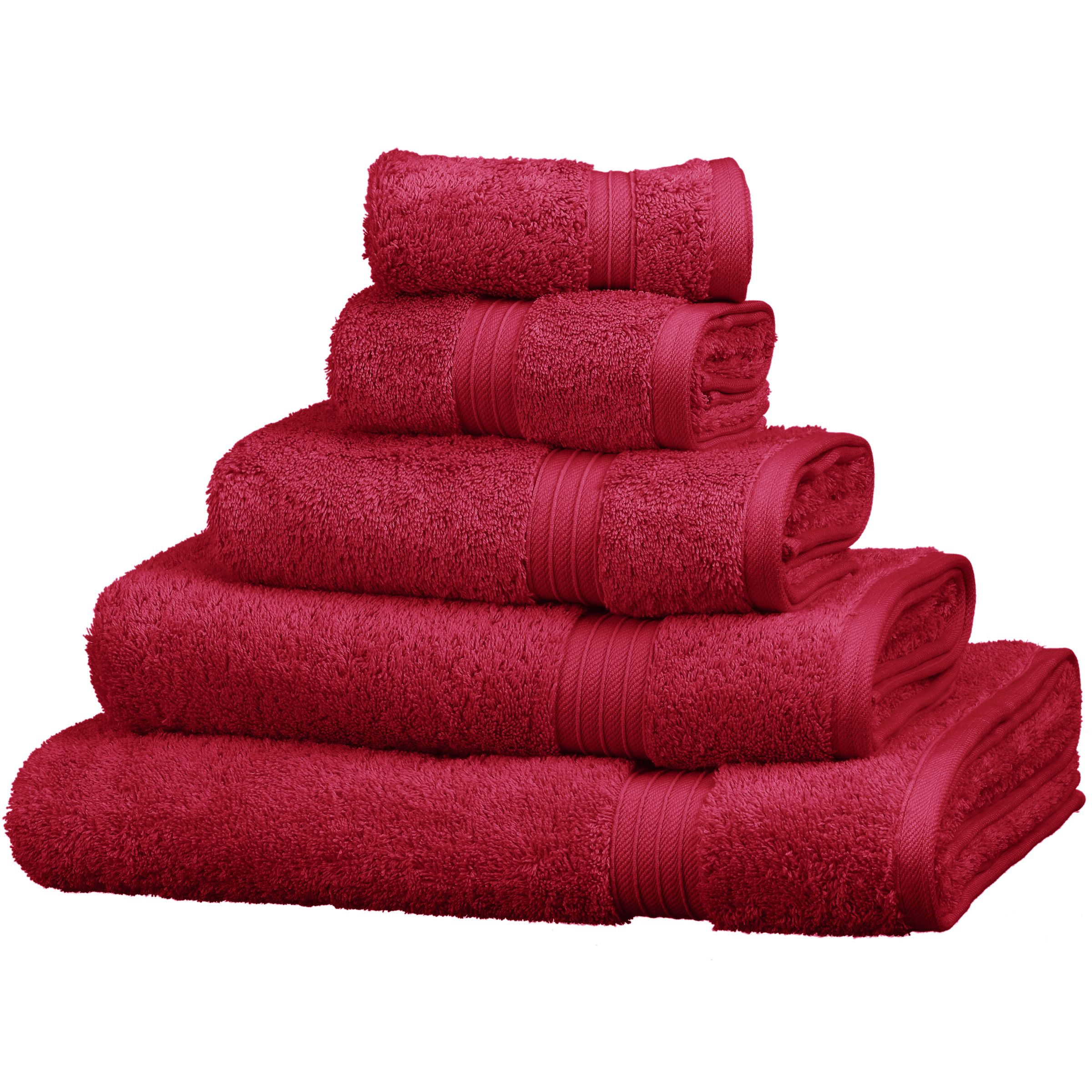 John Lewis Egyptian Hand Towel, Burgundy