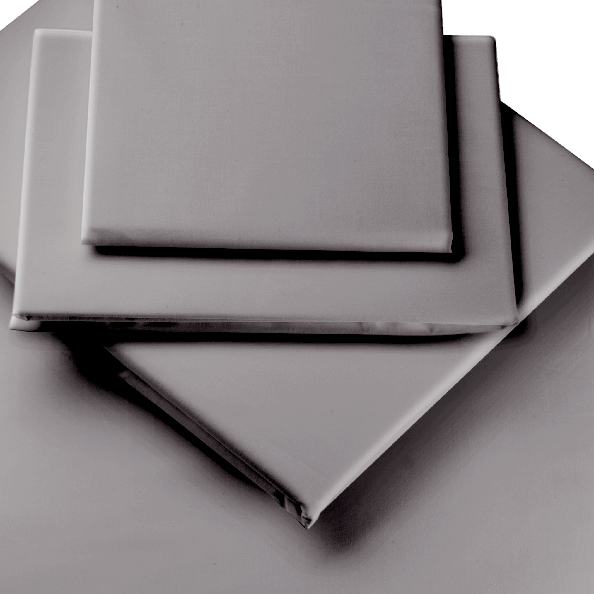 John Lewis Polycotton Percale Pillowcases, Neutral Grey
