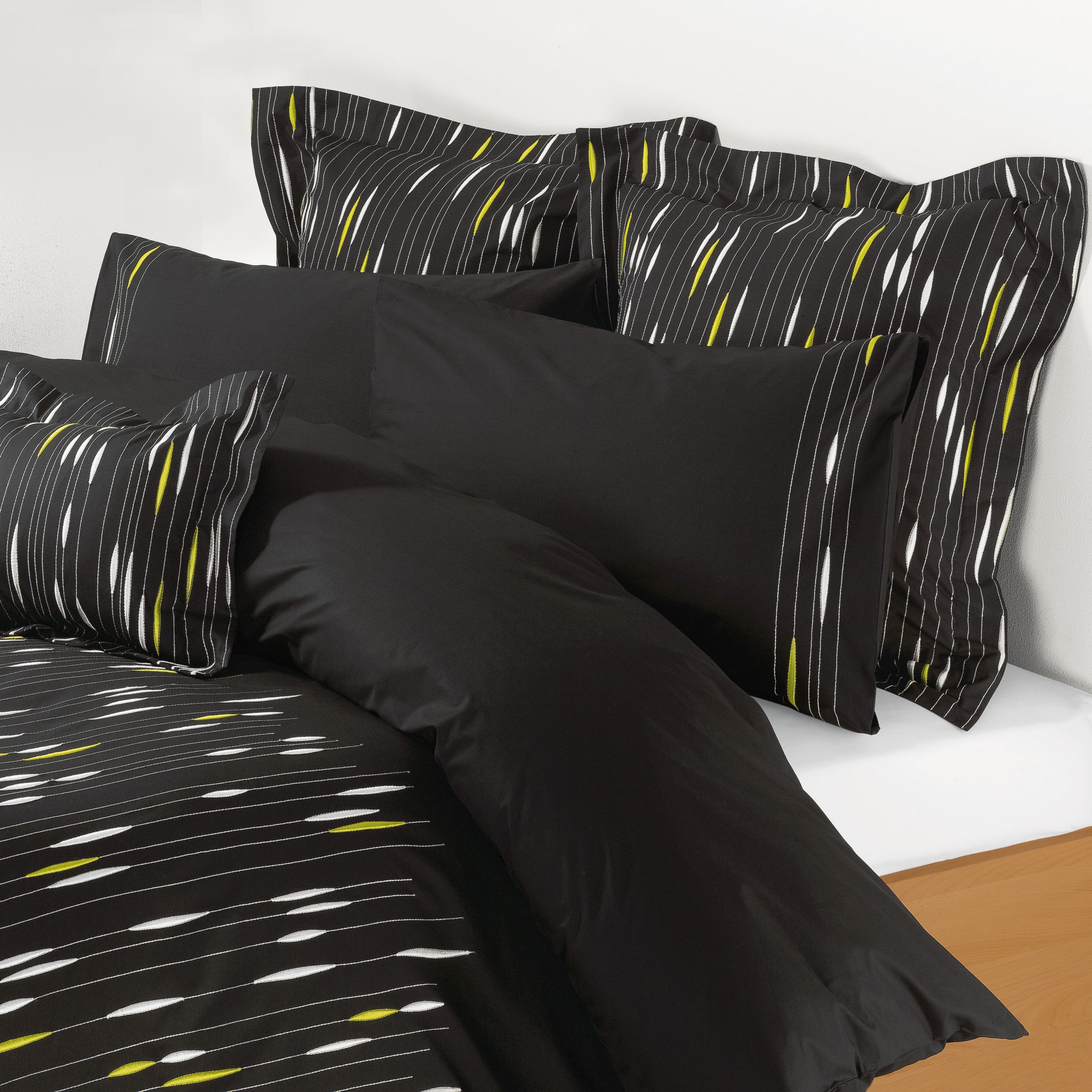 John Lewis Symphony Pillowcases, Nearly Black