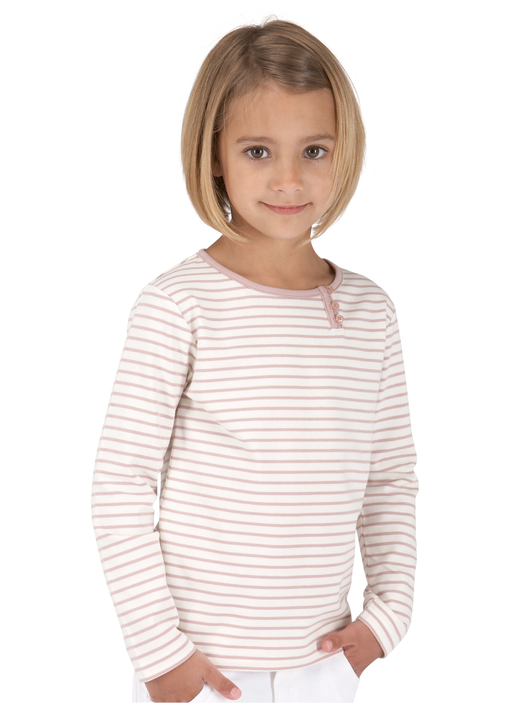 John Lewis Long Sleeve T Shirts Pack of 2 Pink 4 5 Years