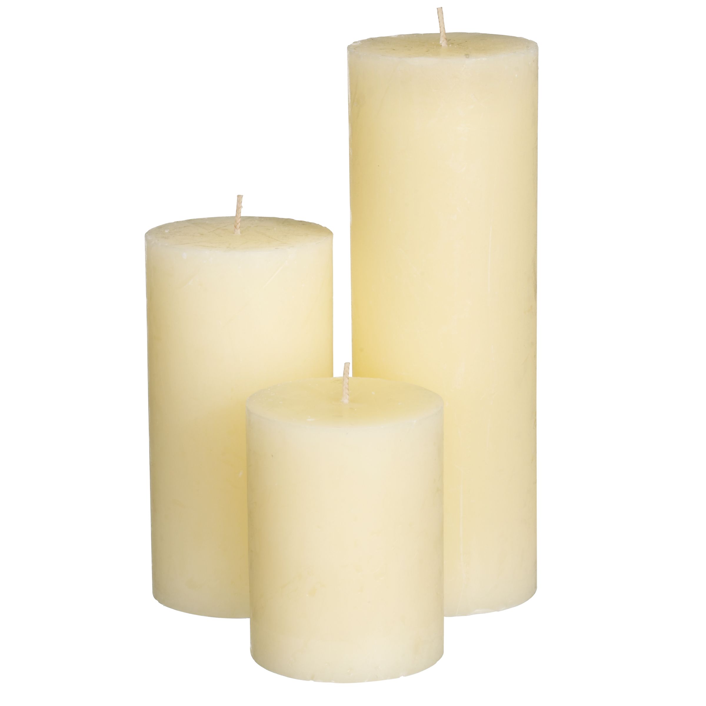 John Lewis Scented Pillar Candle Vanilla Small