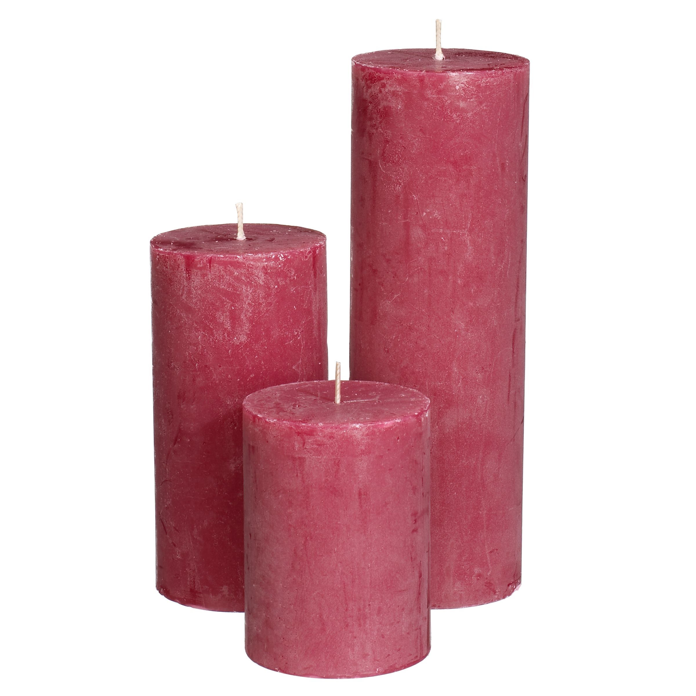 John Lewis Scented Pillar Candle Cinnamon Small